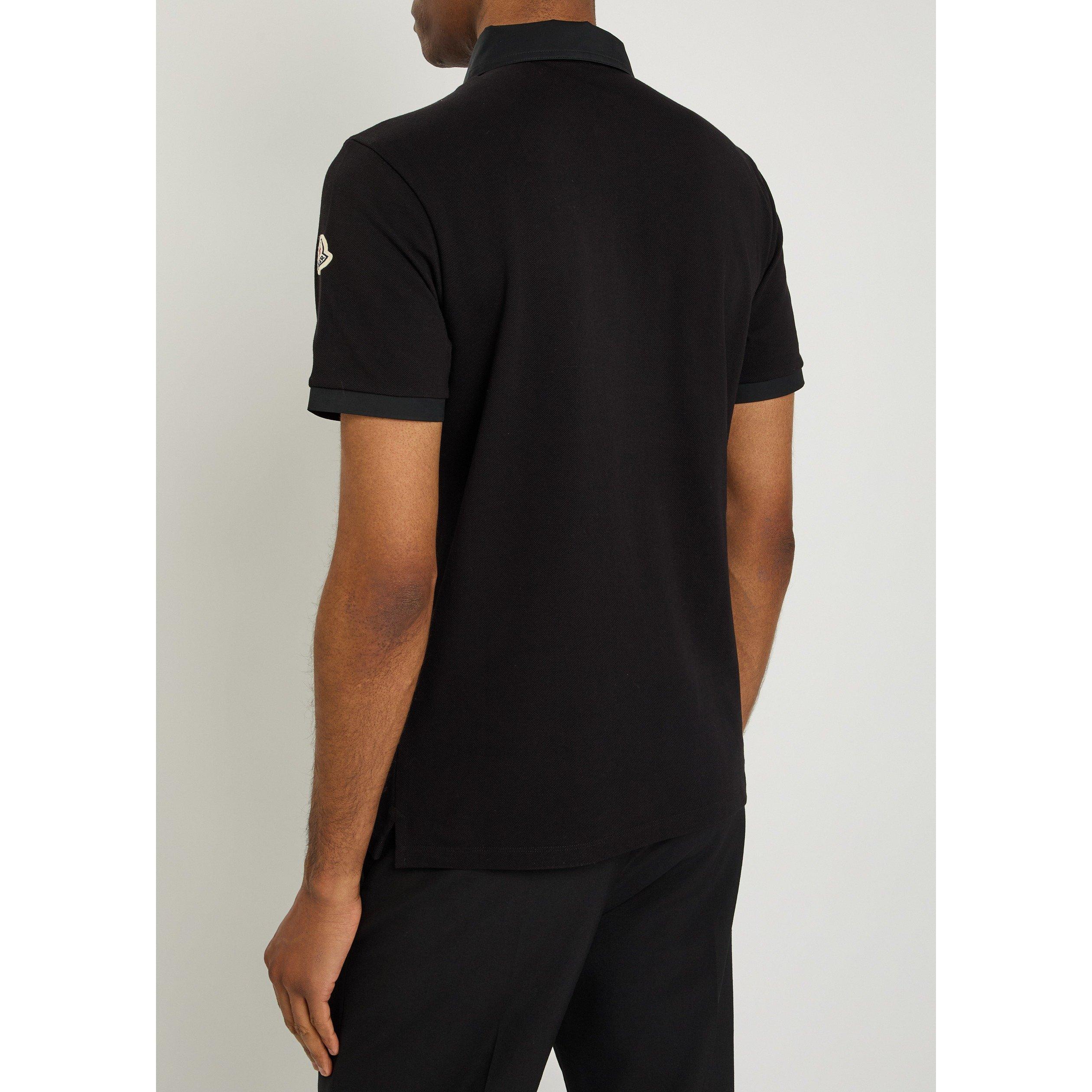 BLACK - Moncler - MON SML CHEST LOGO POLO SS - 3