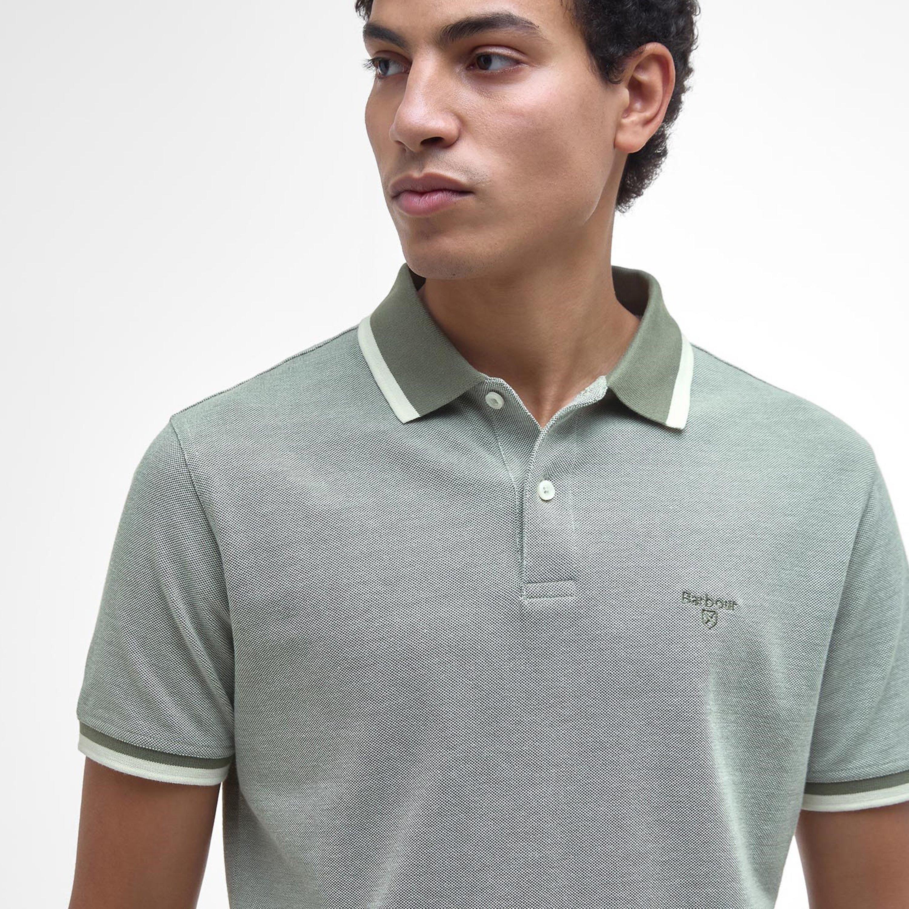 Light Moss - Barbour - Barnard Polo Shirt - 4