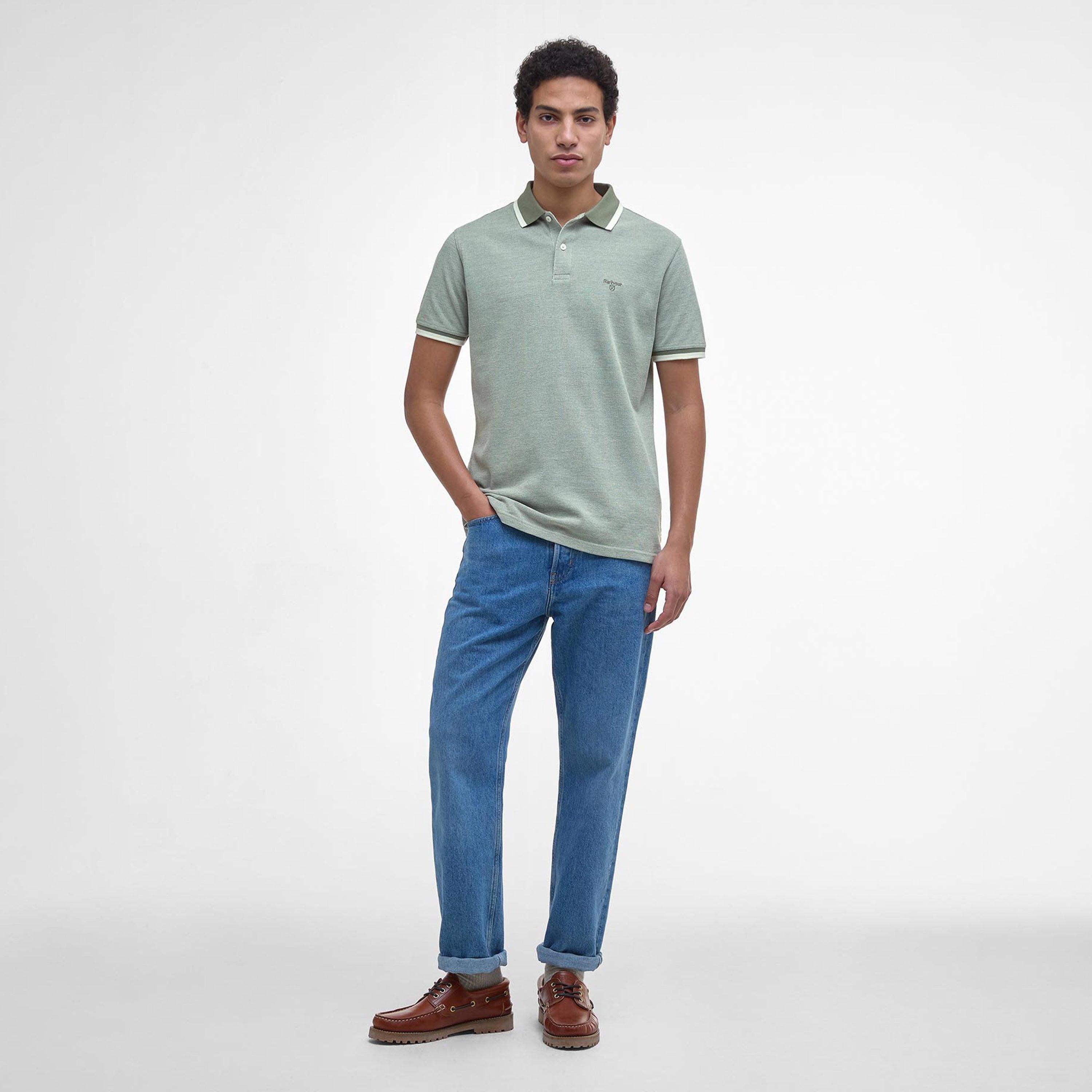 Light Moss - Barbour - Barnard Polo Shirt - 6