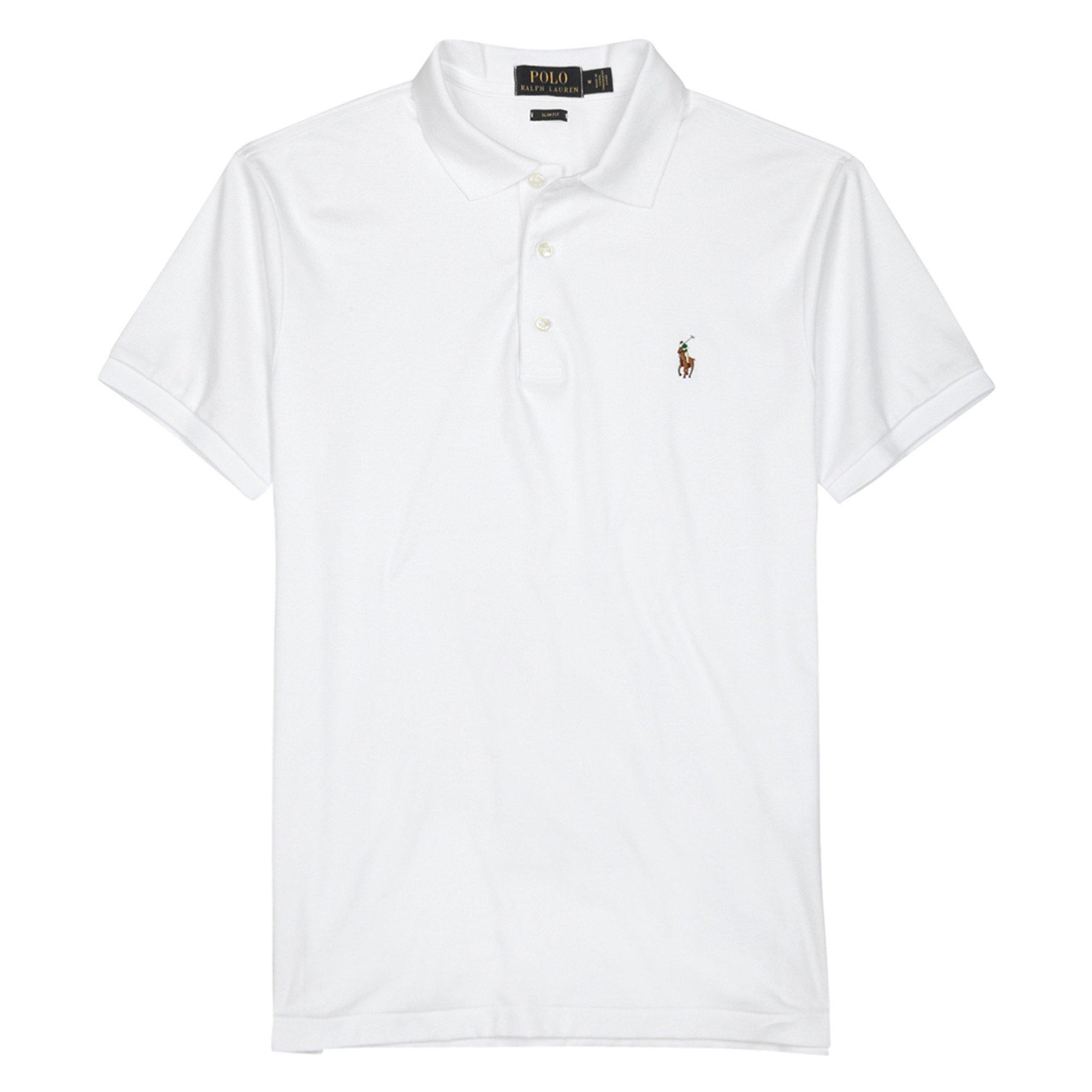 WHITE - Polo Ralph Lauren - PRL PIMA SOFT TOUCH SS POLO - 1