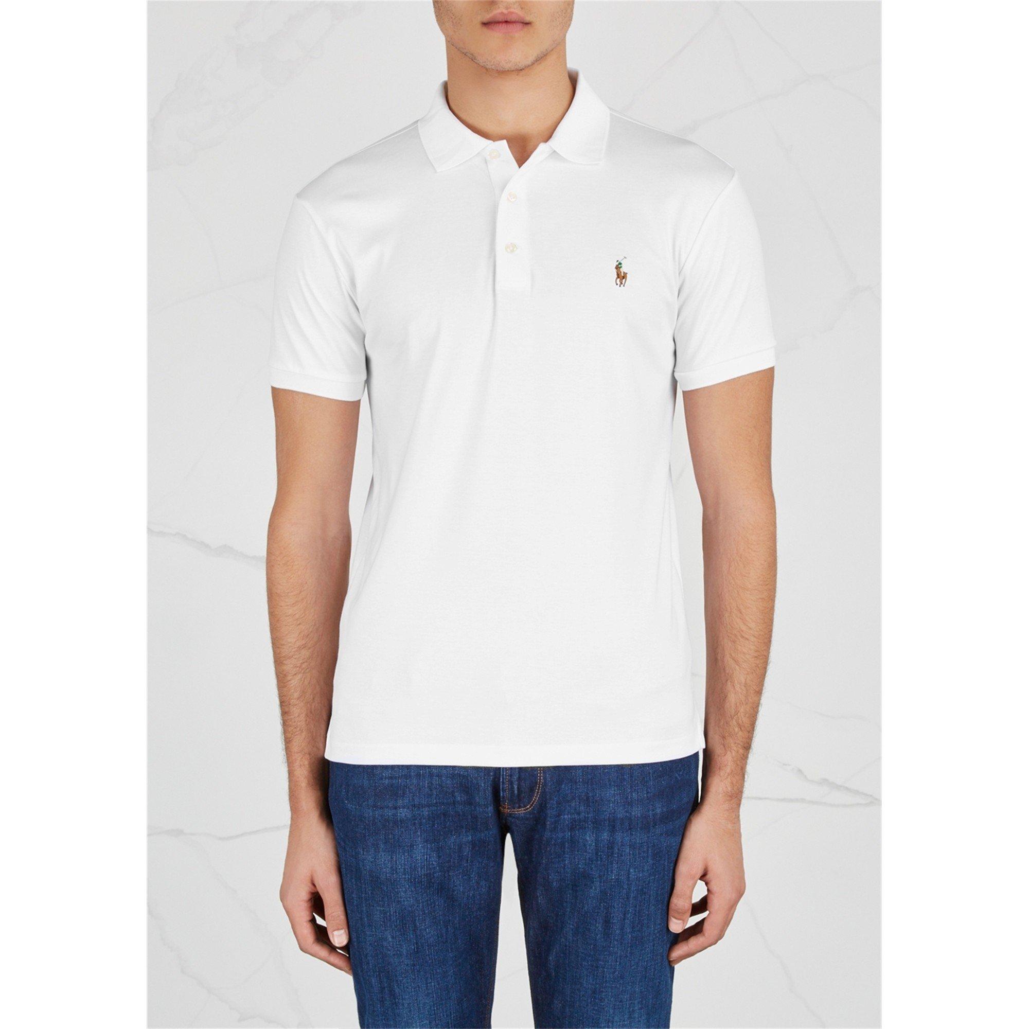 WHITE - Polo Ralph Lauren - PRL PIMA SOFT TOUCH SS POLO - 2