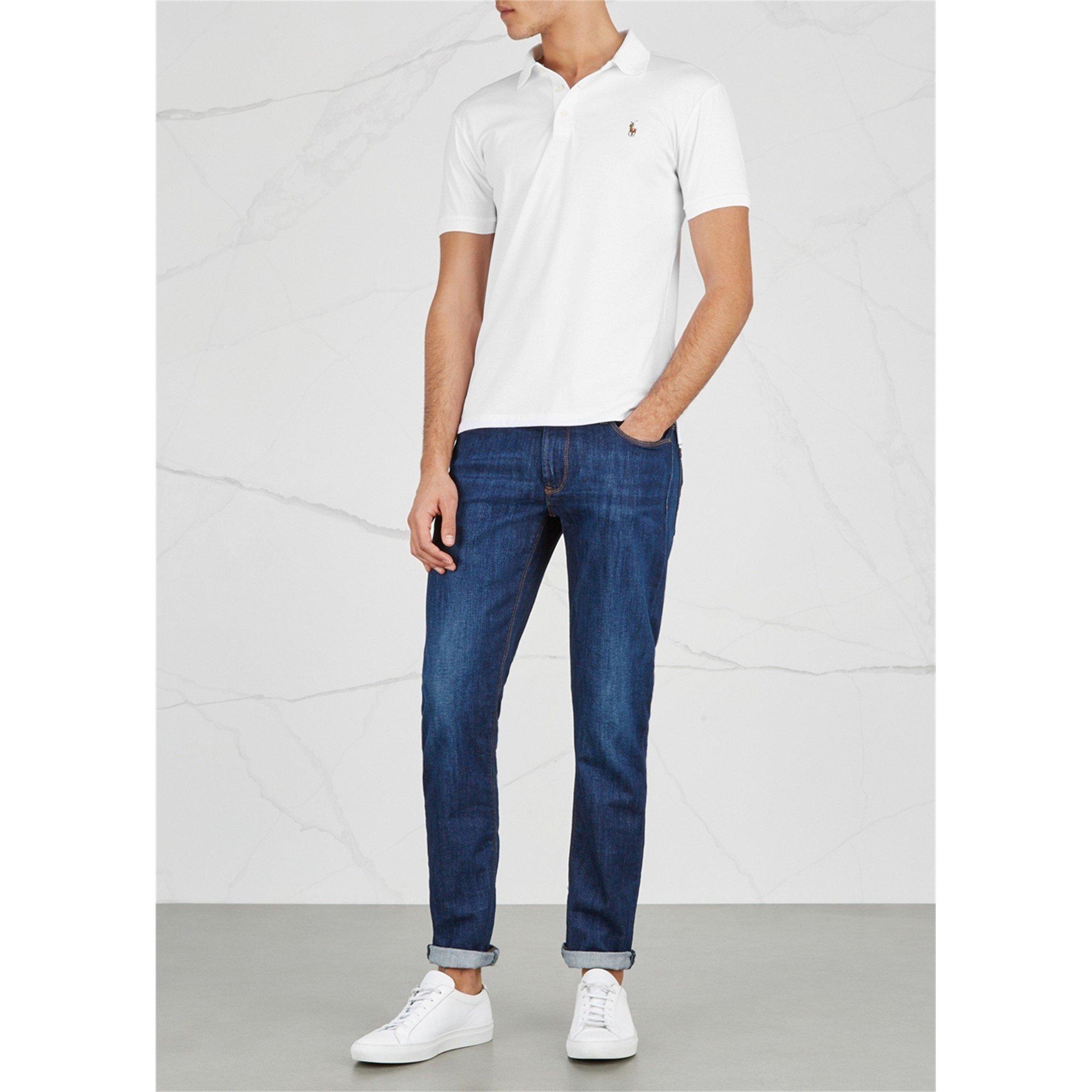 WHITE - Polo Ralph Lauren - PRL PIMA SOFT TOUCH SS POLO - 5