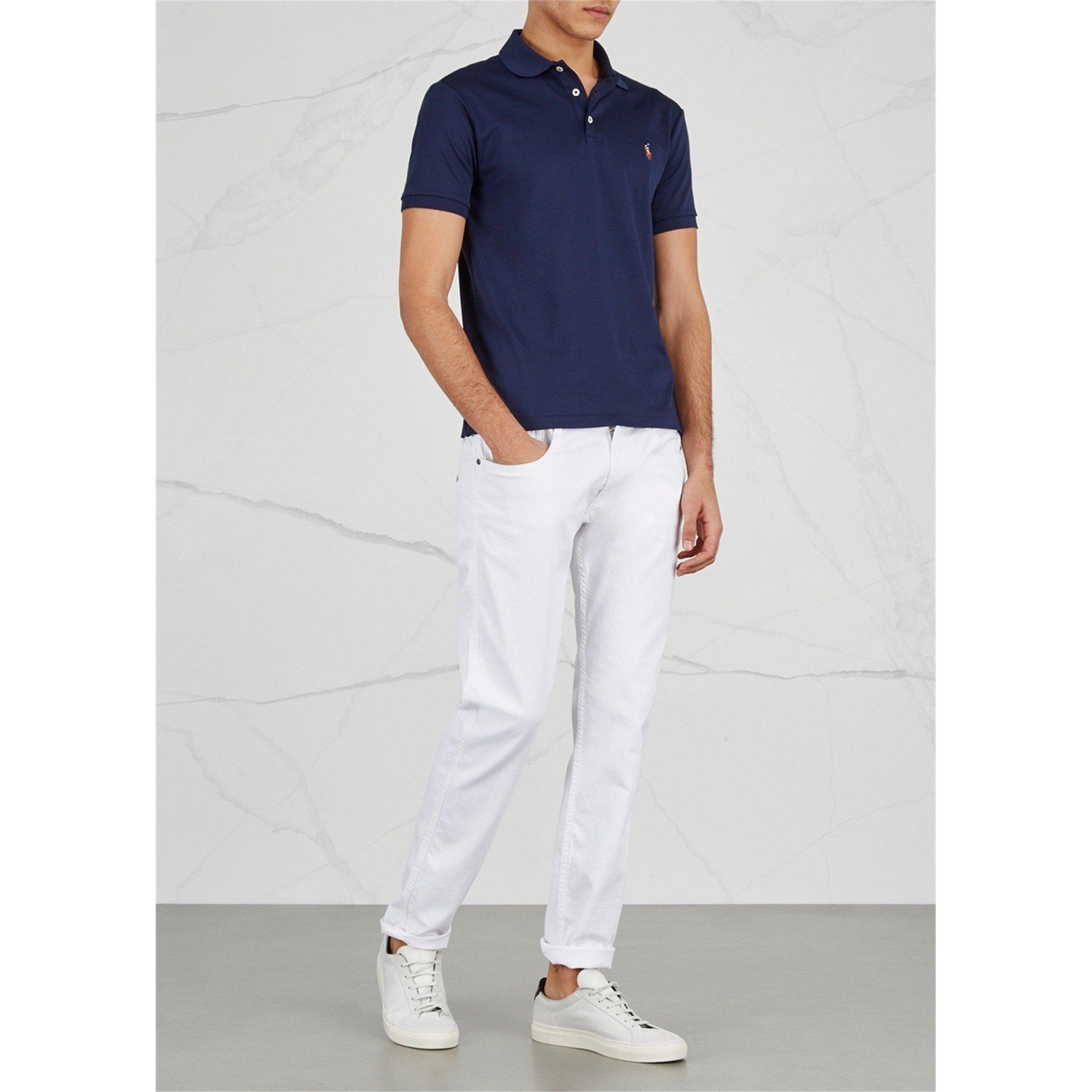 NAVY - Polo Ralph Lauren - PRL PIMA SOFT TOUCH SS POLO - 5