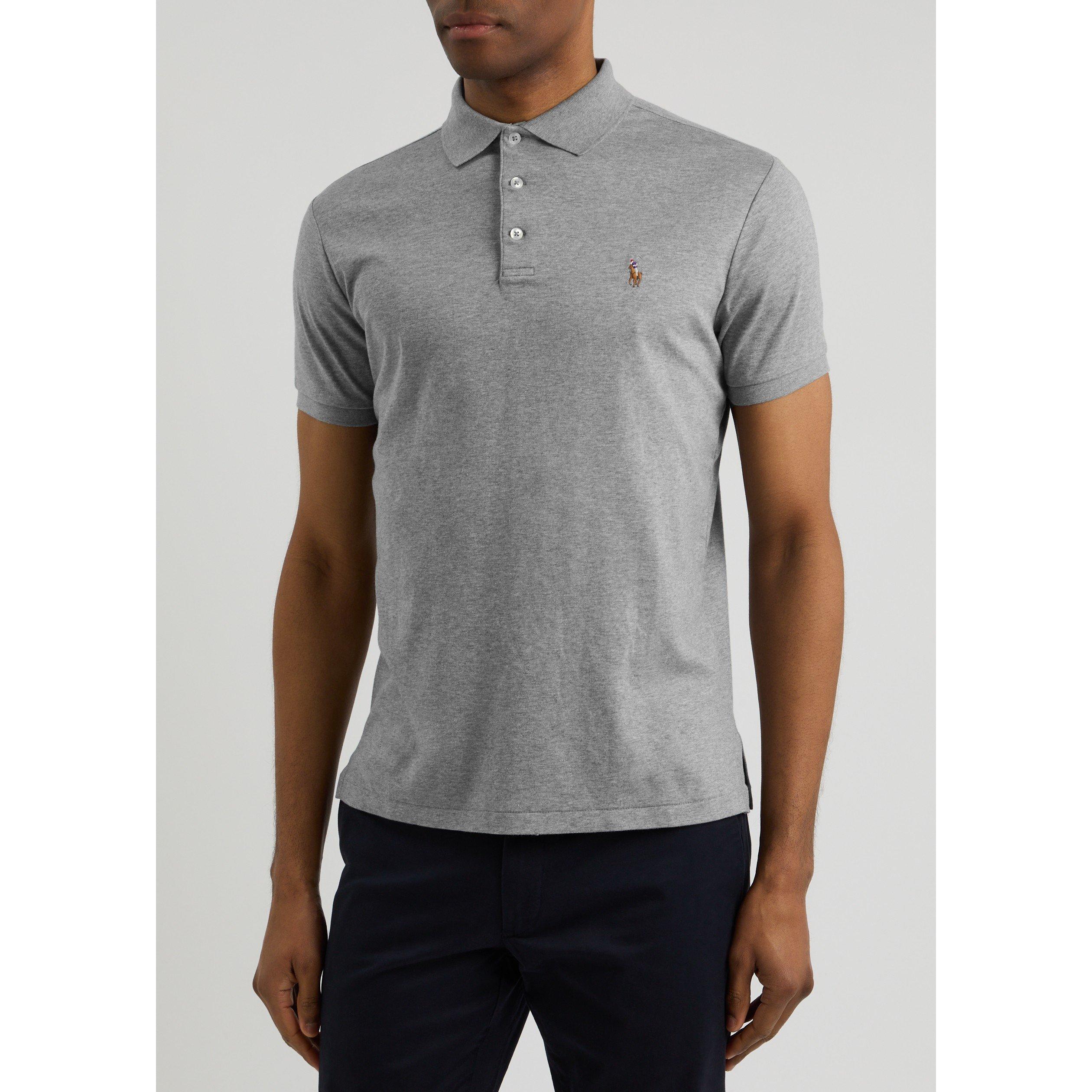 GREY - Polo Ralph Lauren - PRL PIMA SOFT TOUCH SS POLO - 2
