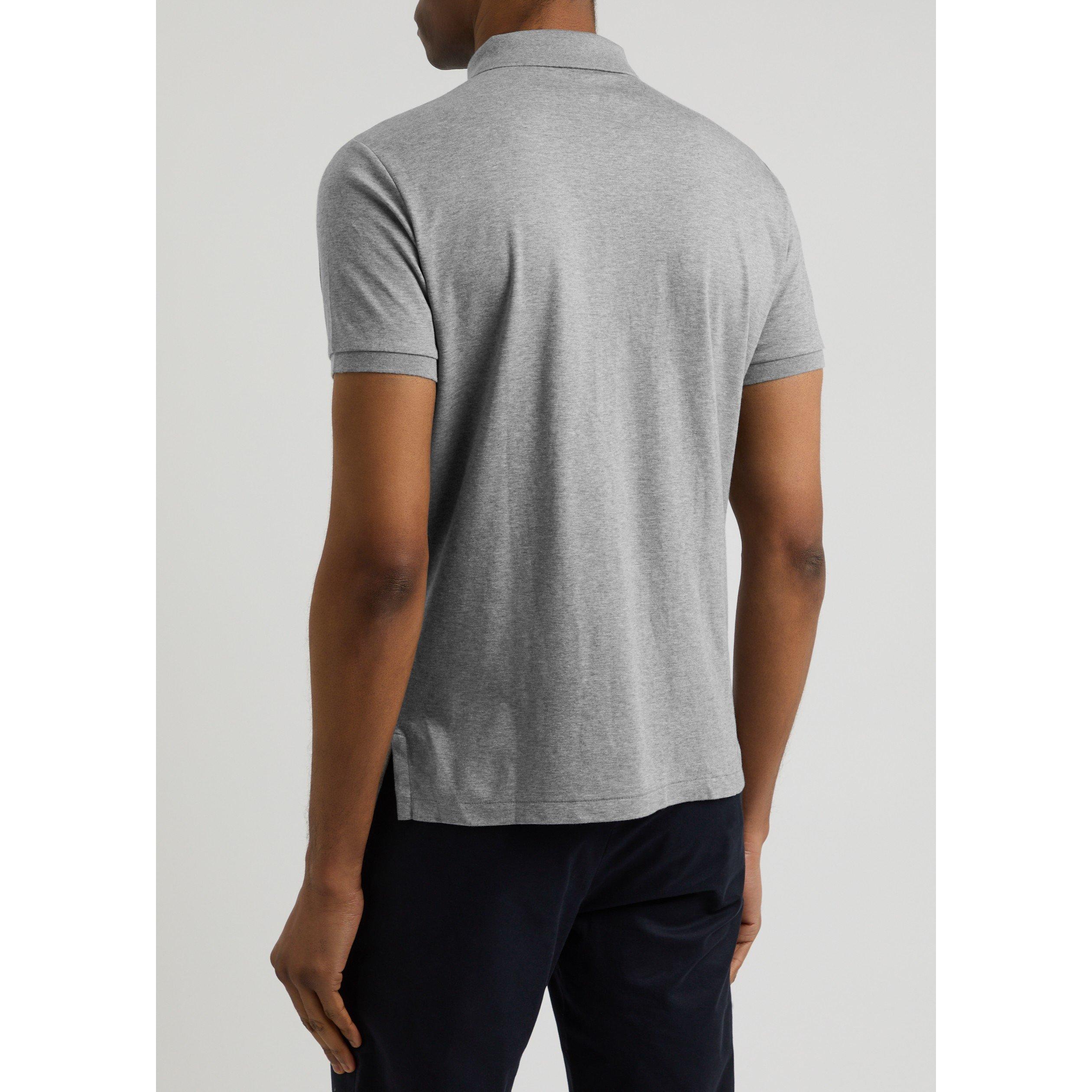 GREY - Polo Ralph Lauren - PRL PIMA SOFT TOUCH SS POLO - 3