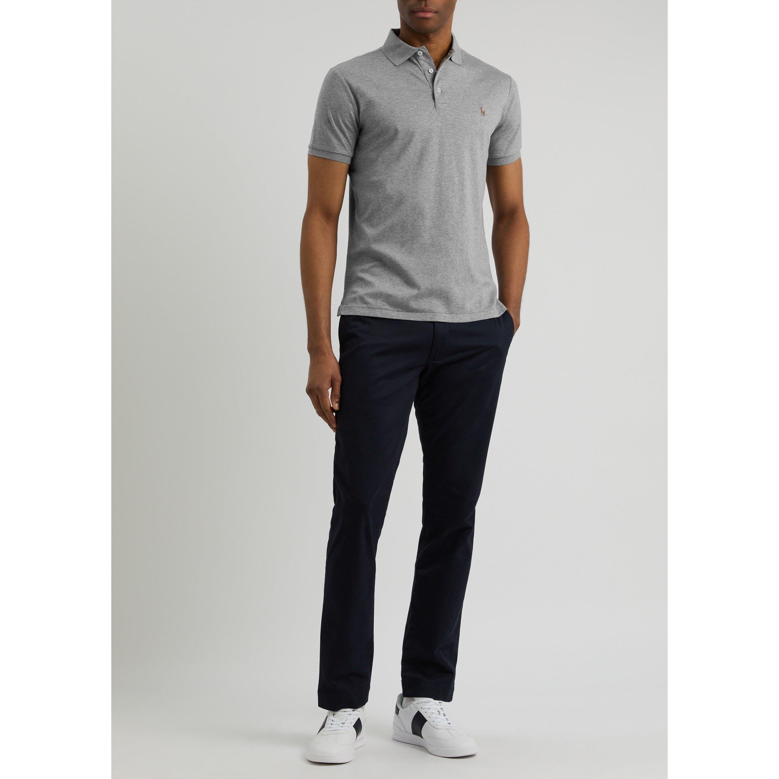 GREY - Polo Ralph Lauren - PRL PIMA SOFT TOUCH SS POLO - 5