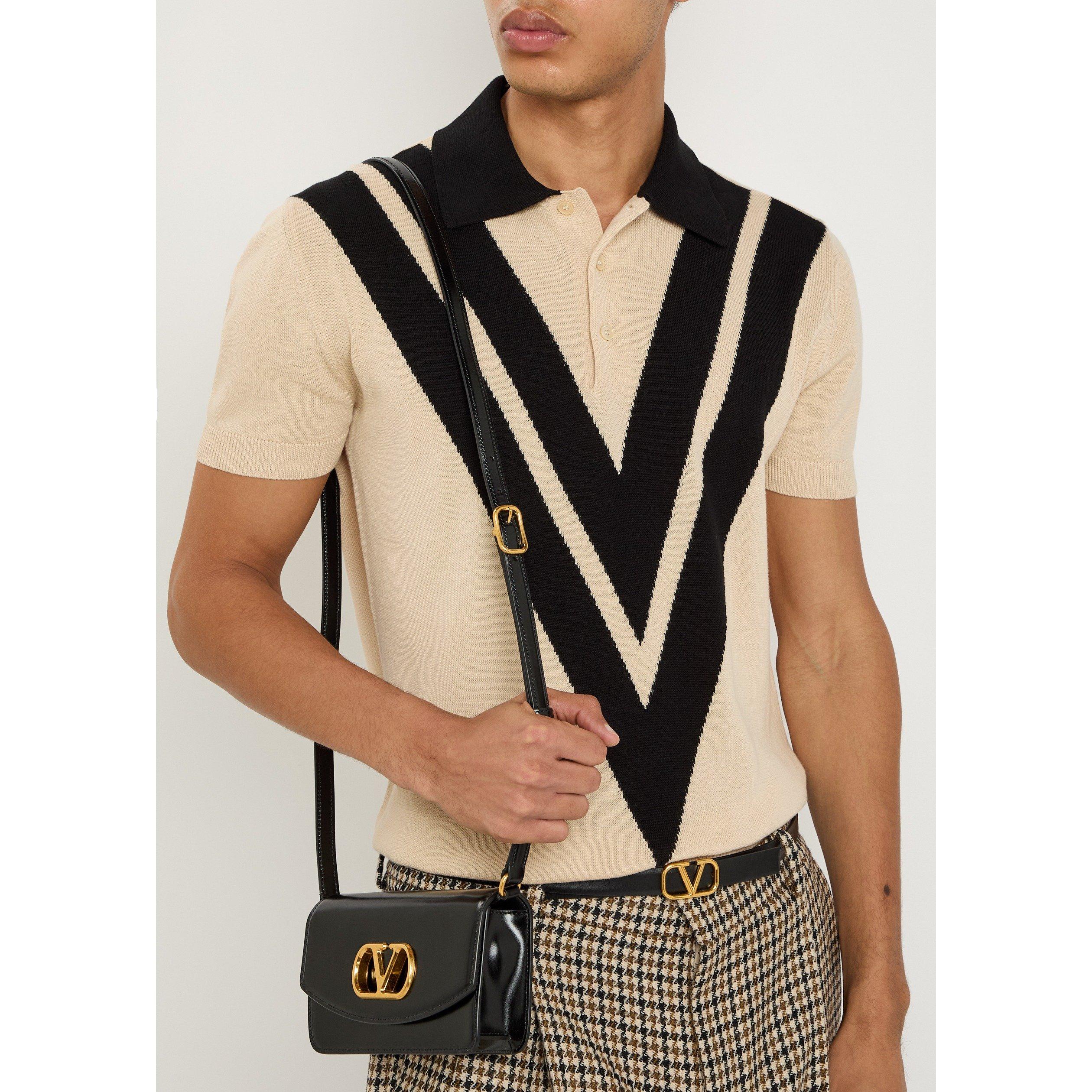 WHITE AND BLACK - Valentino - VAL POLO MAGLIA CL COTTON - 4