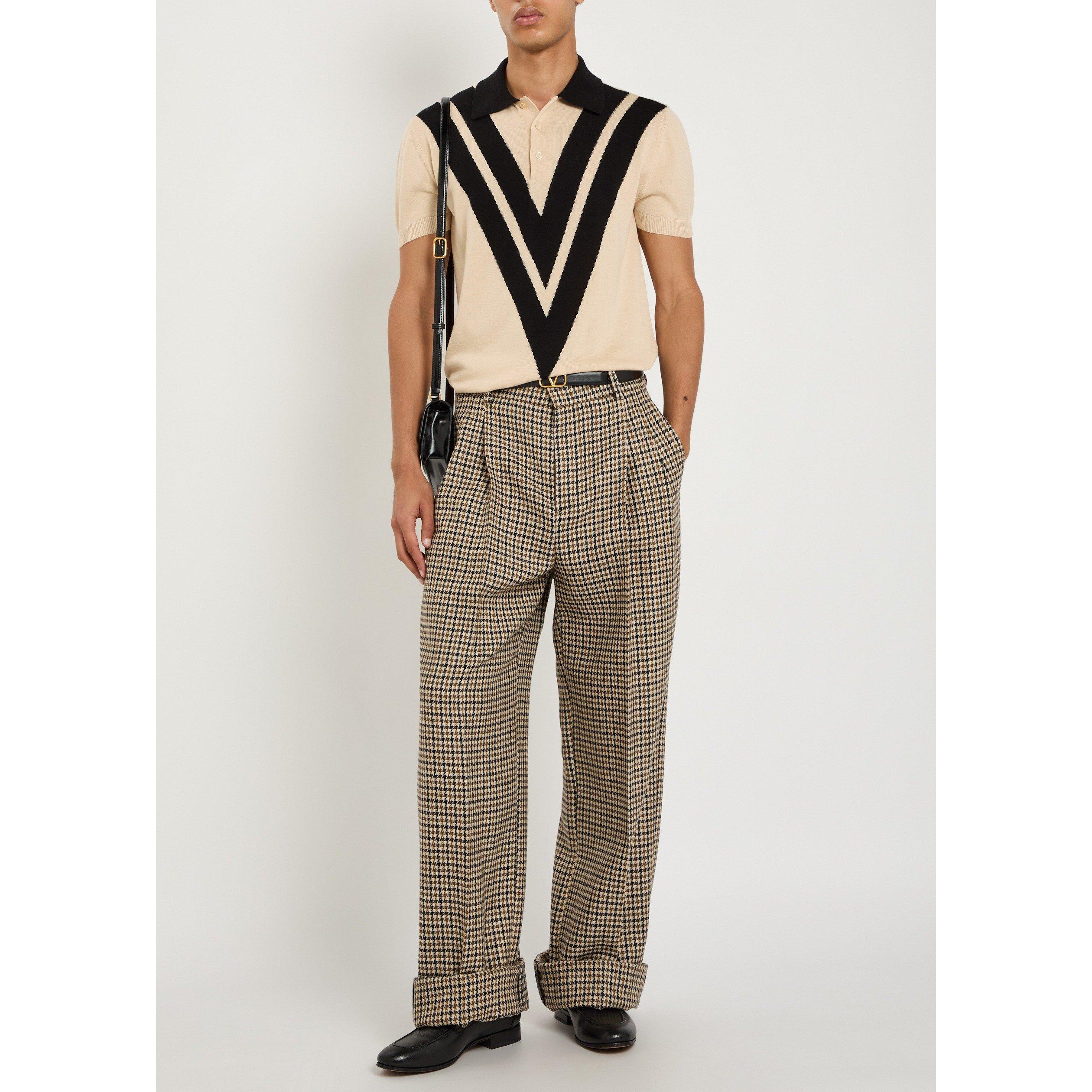 WHITE AND BLACK - Valentino - VAL POLO MAGLIA CL COTTON - 5