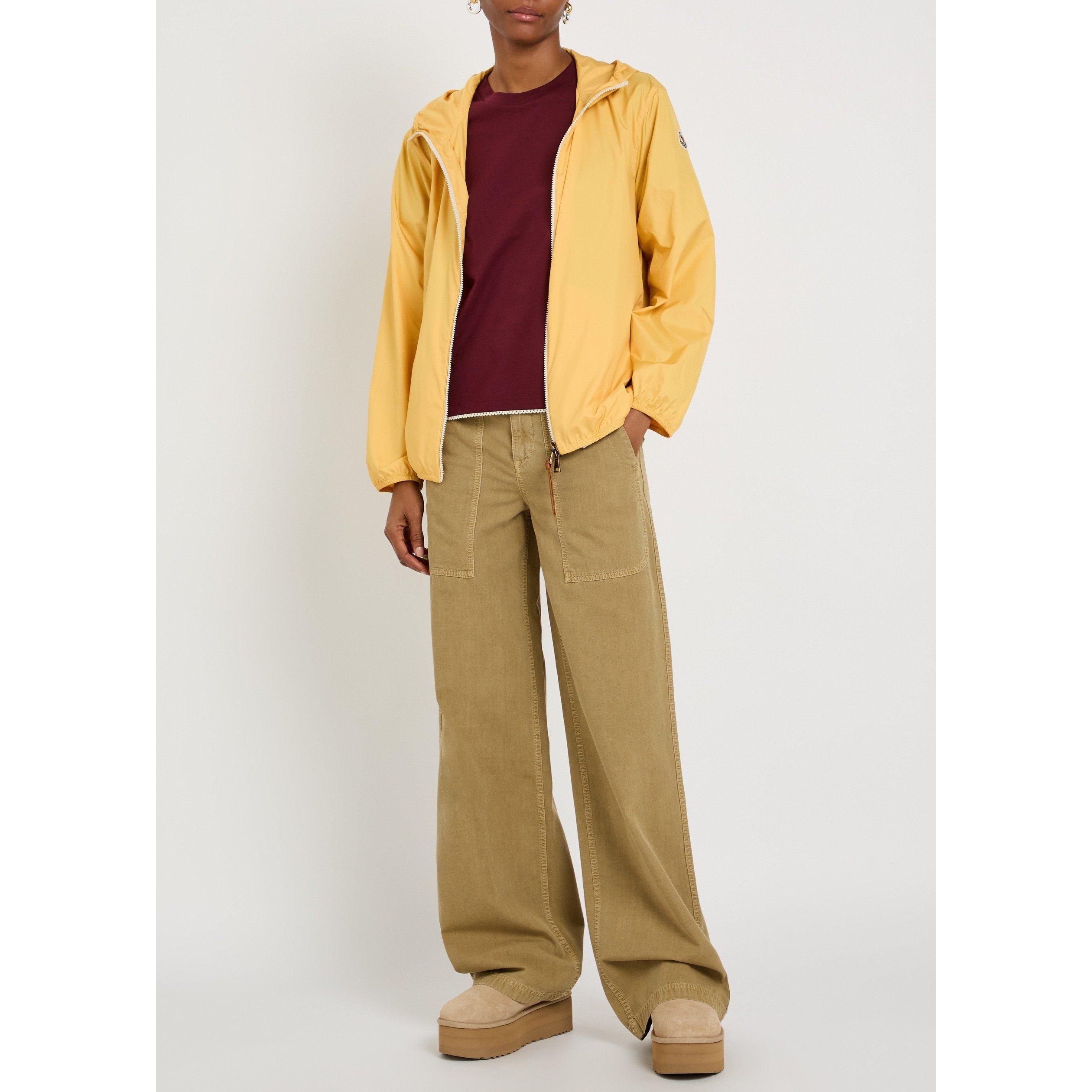 BEIGE - Moncler - Women's Cotton Relaxed-Fit Straight Leg Trousers - 5