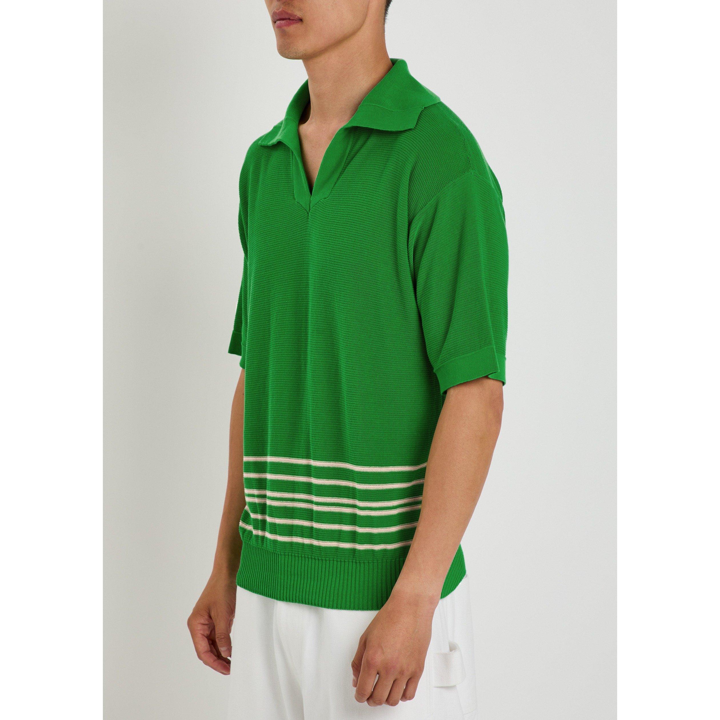 GREEN - Bode - BODE BENTGRASS BOXY POLO - 2