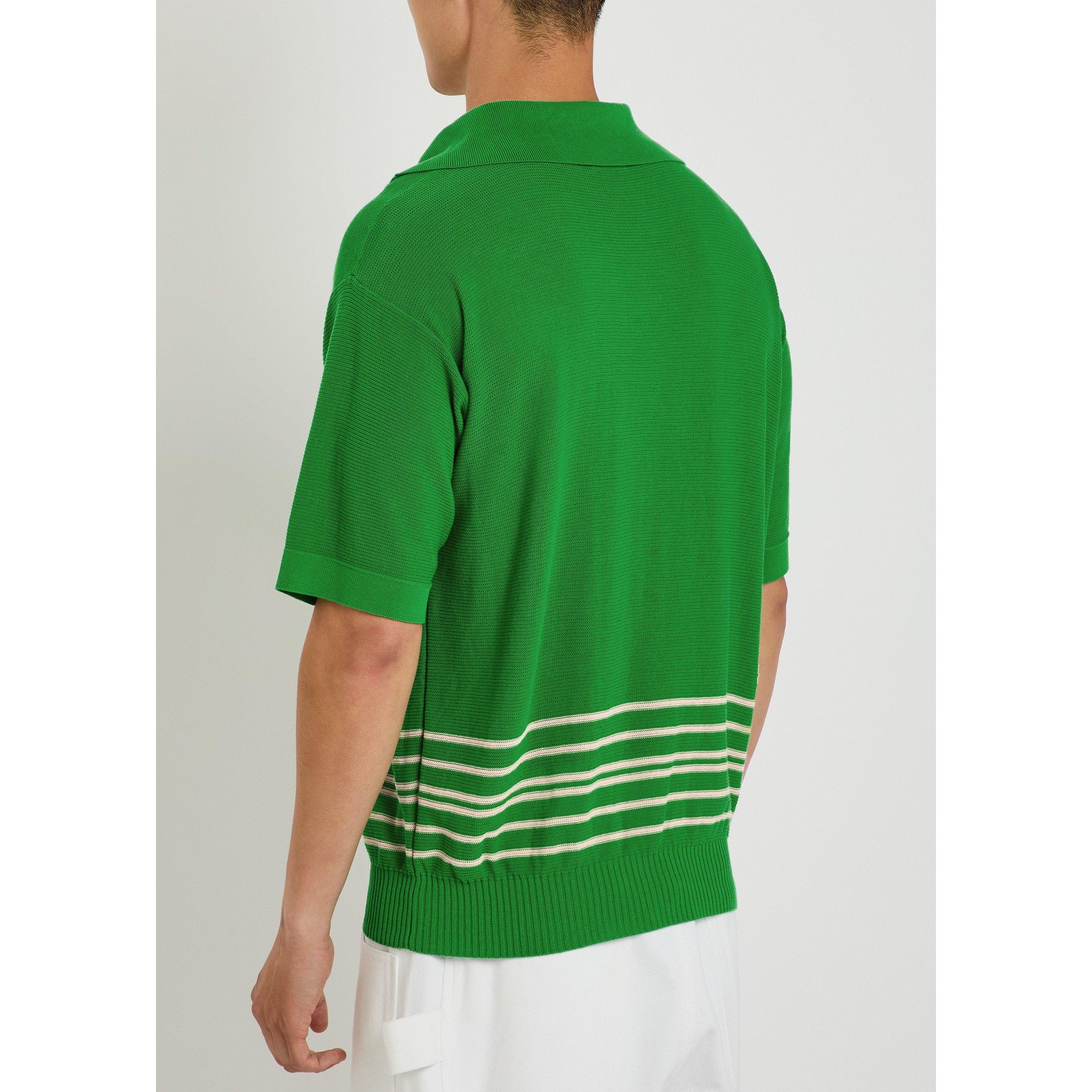 GREEN - Bode - BODE BENTGRASS BOXY POLO - 3