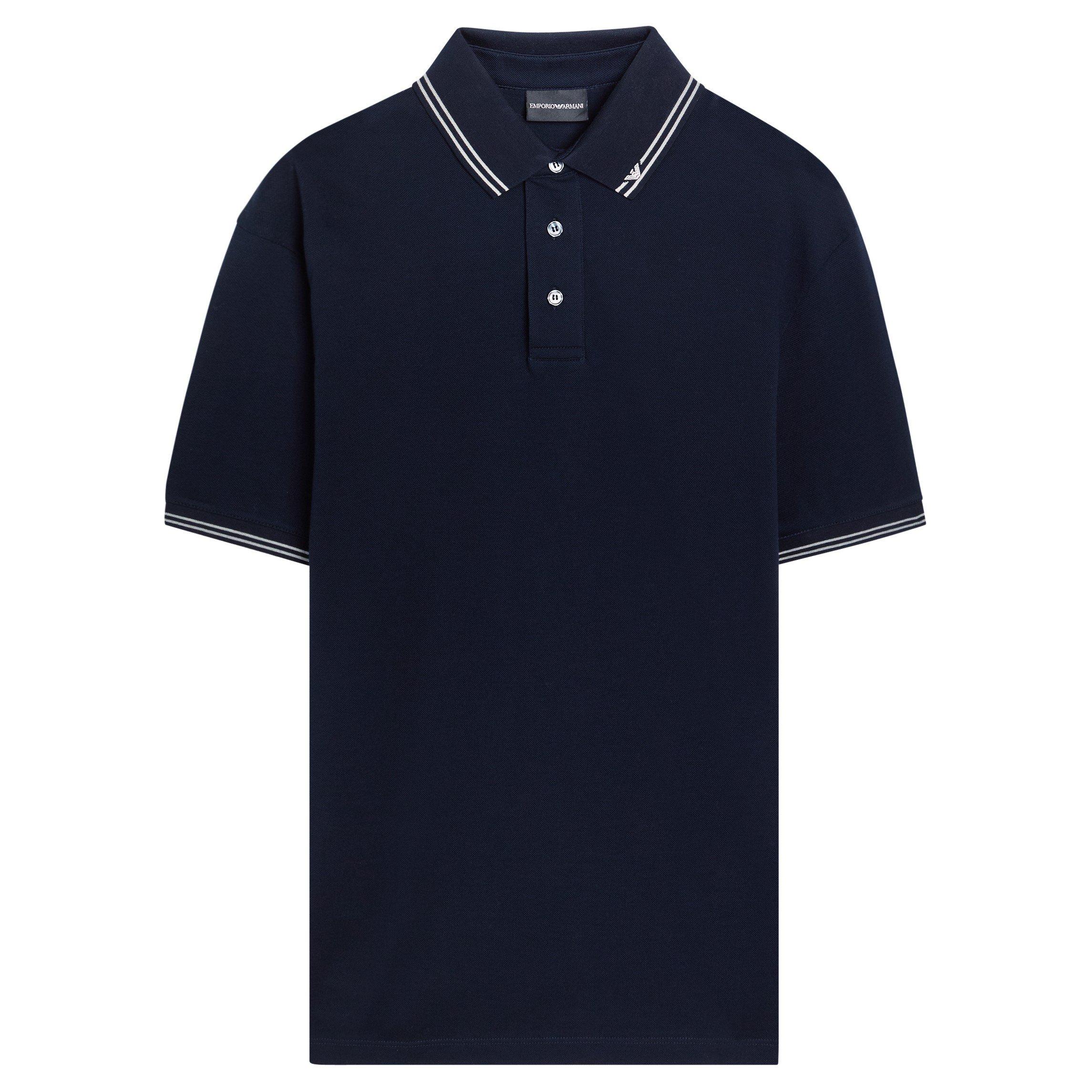 NAVY - Emporio Armani - ARM POLO SS TPPD CLR