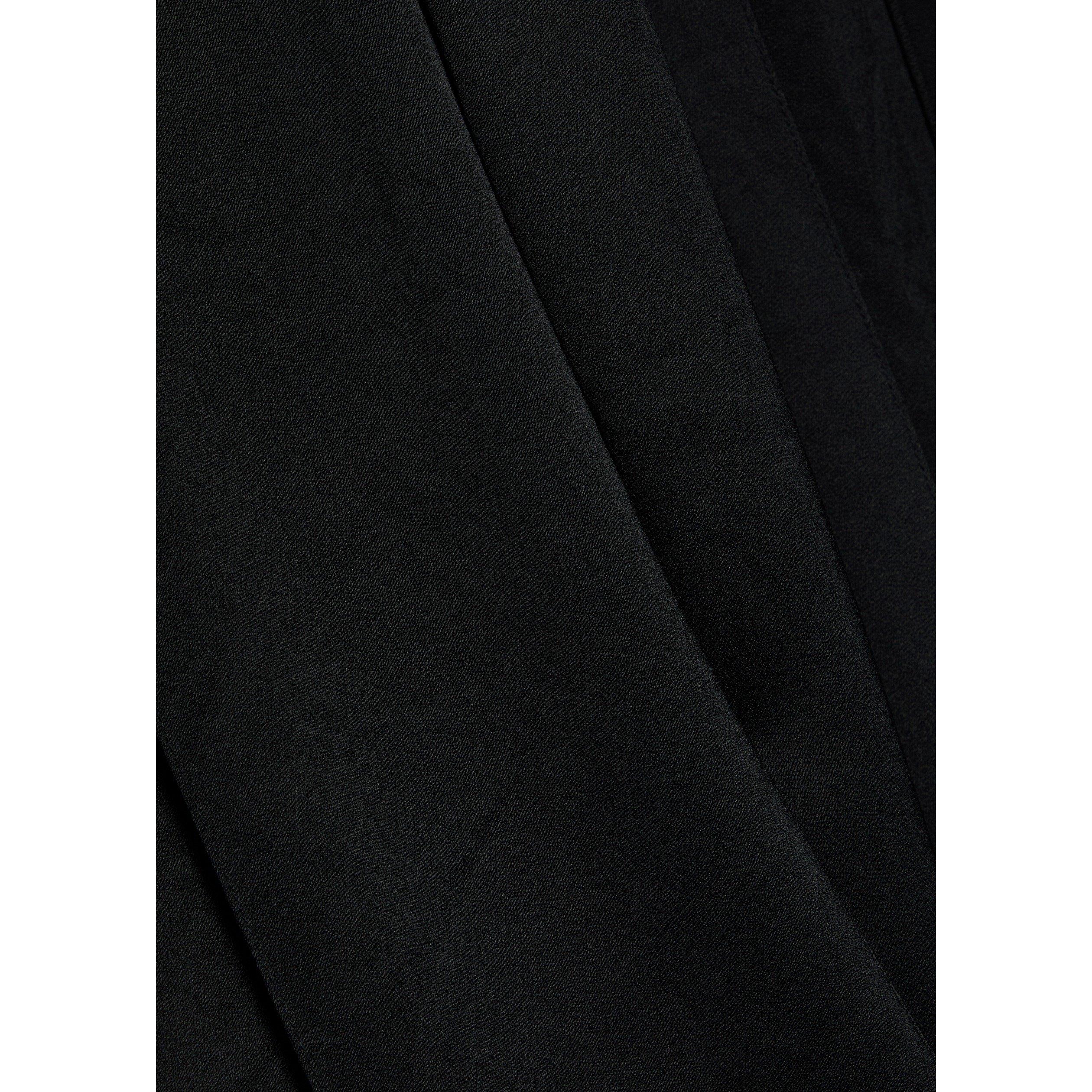 BLACK - Vince - TR HIGH WAIST SATIN TROUSER - 4