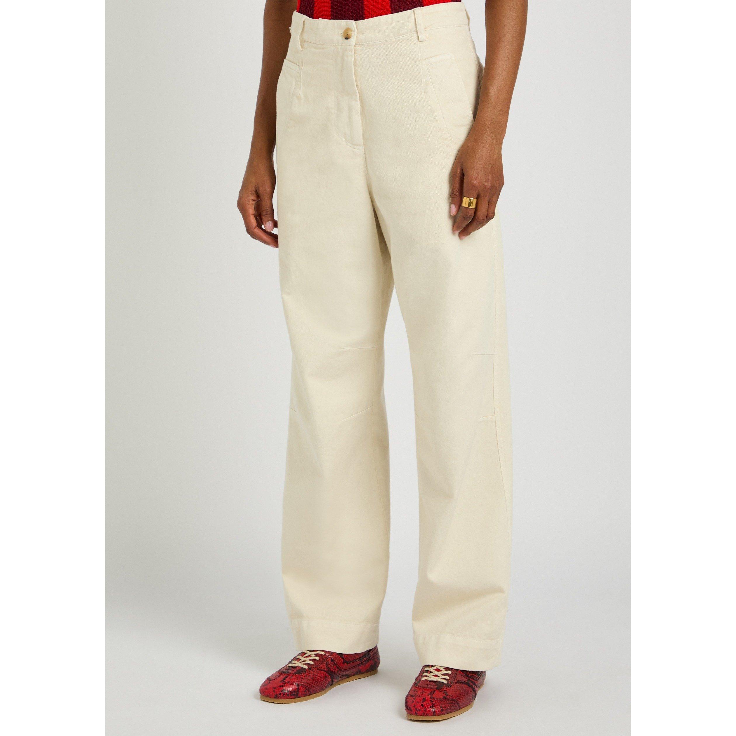 ECRU - Dries Van Noten - 03260-PINCKS GD 3300 W.W.PANTS - 2