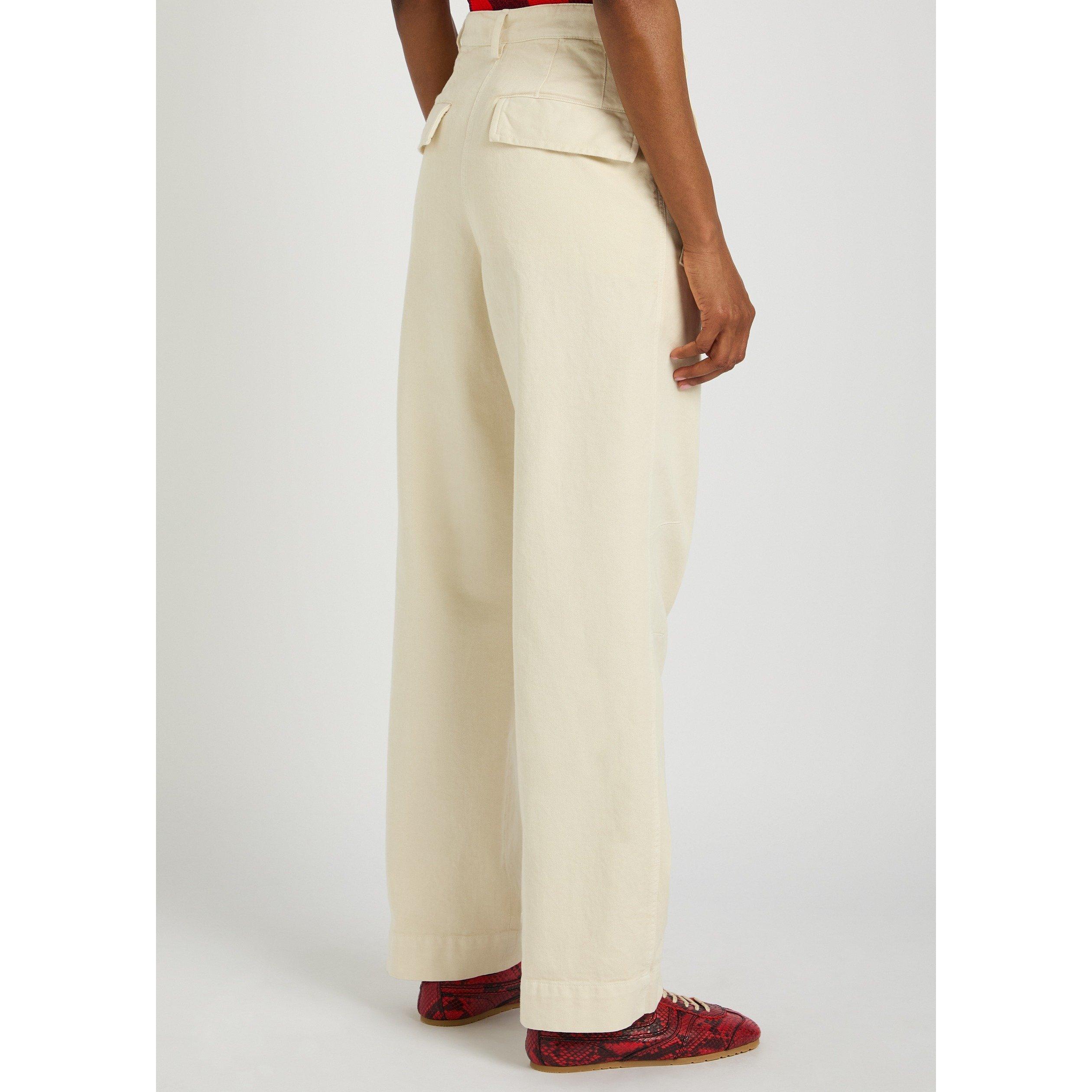 ECRU - Dries Van Noten - 03260-PINCKS GD 3300 W.W.PANTS - 3