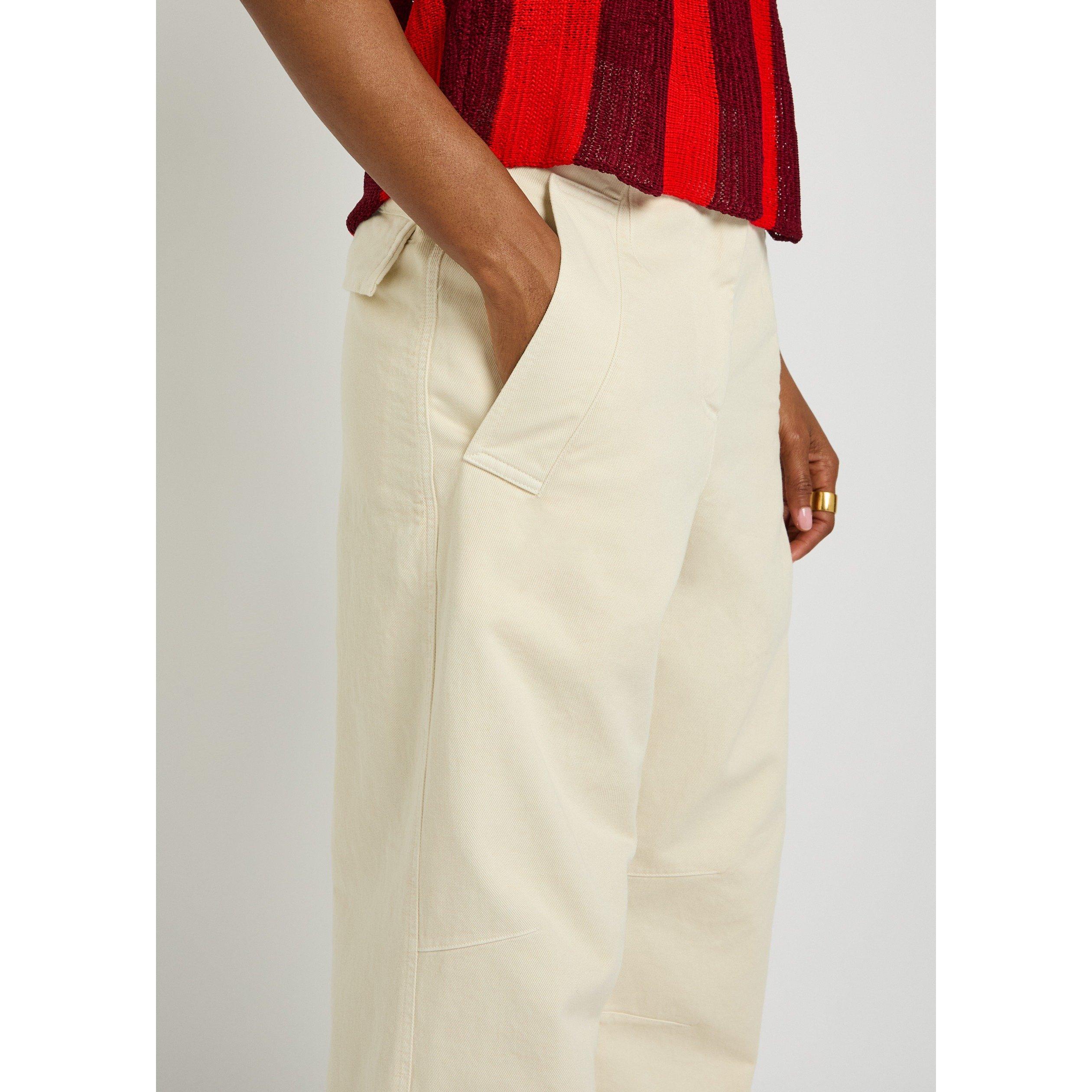 ECRU - Dries Van Noten - 03260-PINCKS GD 3300 W.W.PANTS - 4