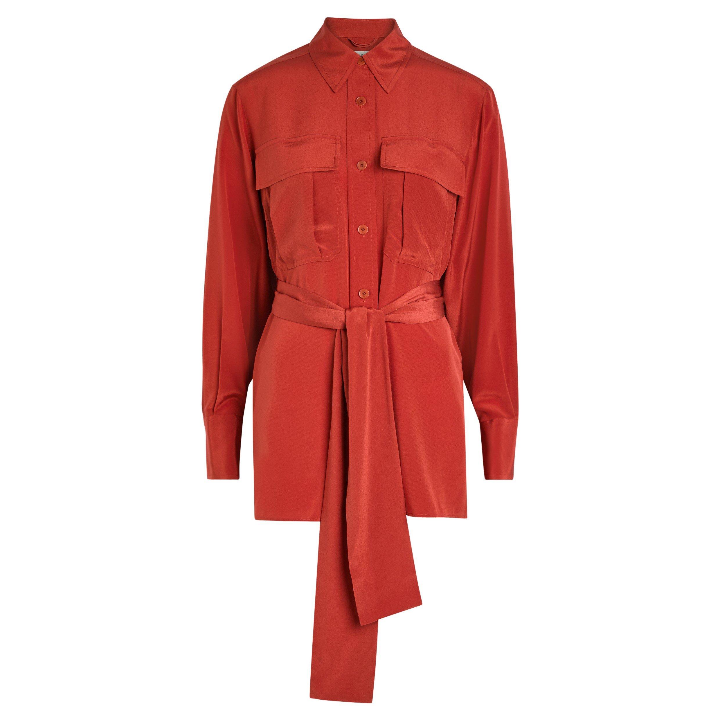 RED - Joseph - YAS-BLOUSE-CREPE DE SOIE