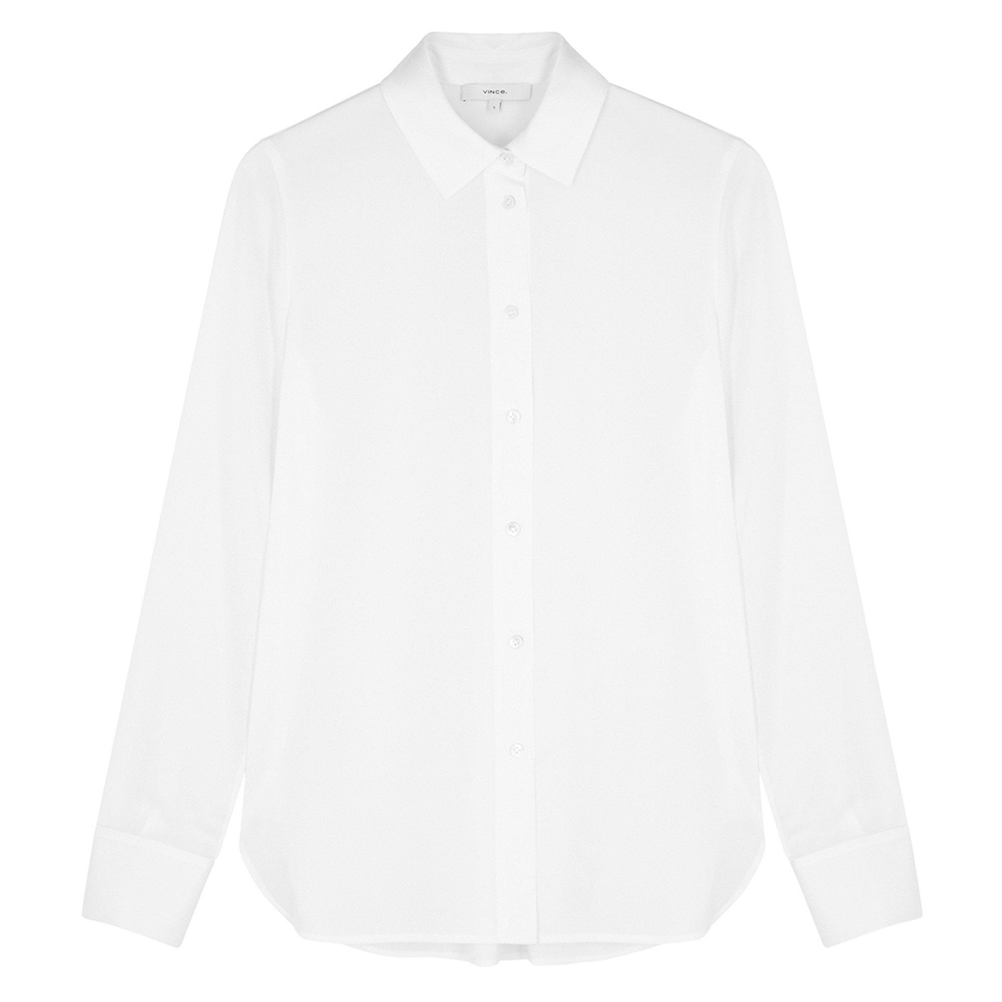 WHITE - Vince - SB SLIM FITTED SILK STRETCH - 1