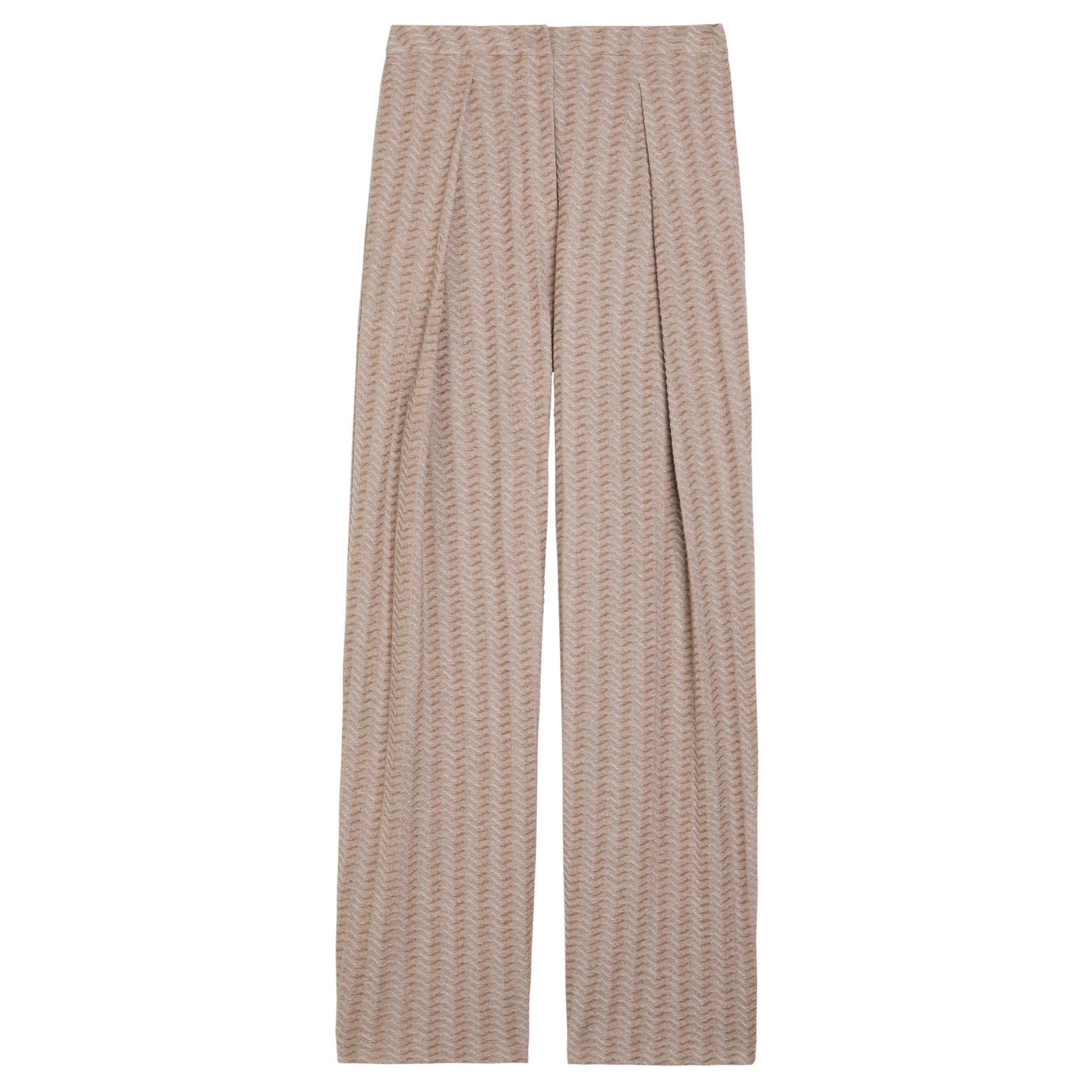 BEIGE AND OTHER - Emporio Armani - TR HW TROUSERS - 1