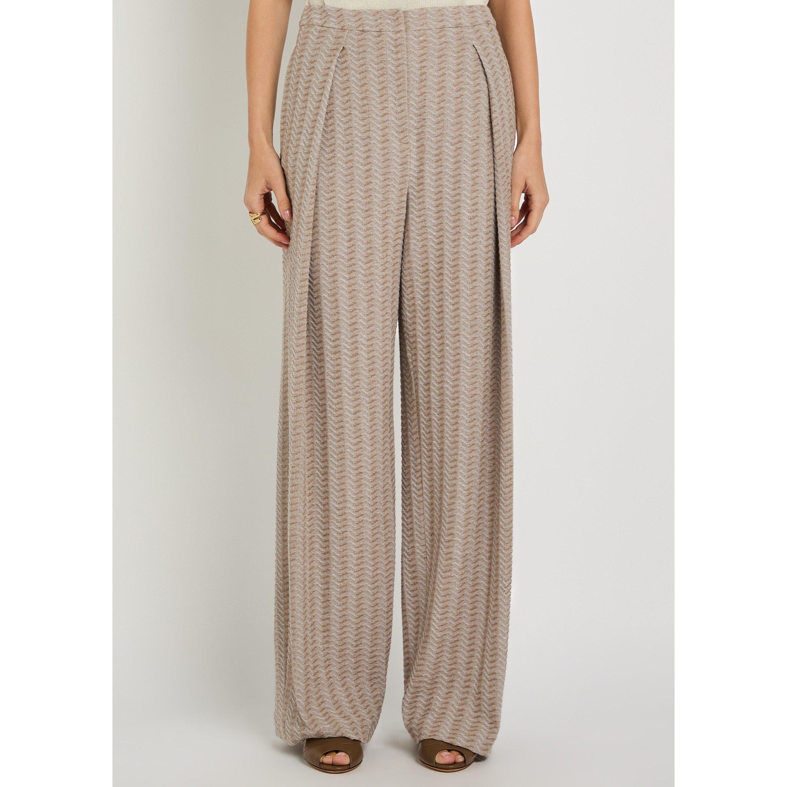 BEIGE AND OTHER - Emporio Armani - TR HW TROUSERS - 2