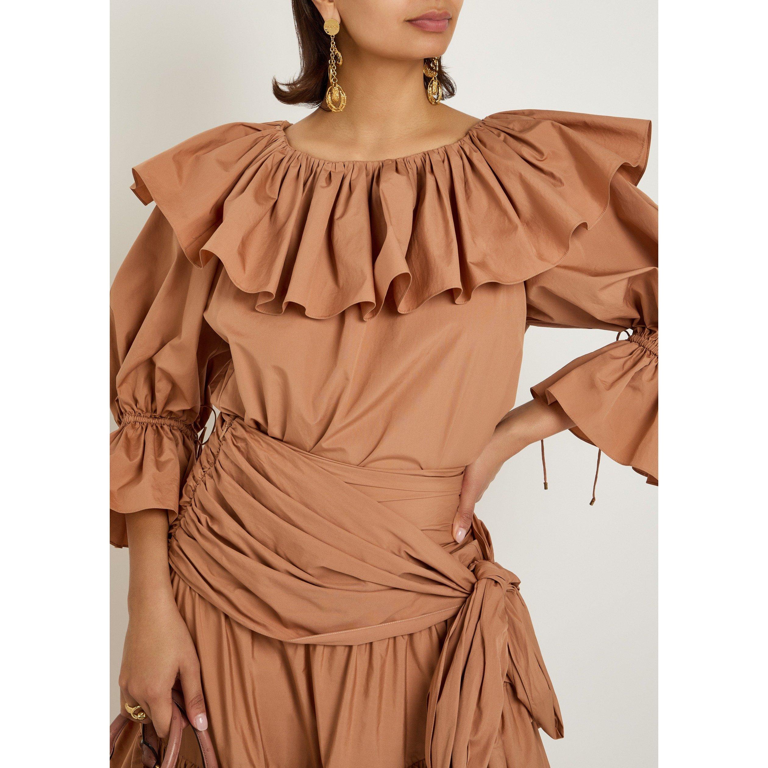 SAND - Chloe - Women's Cotton Long-Sleeve Blouse - 4