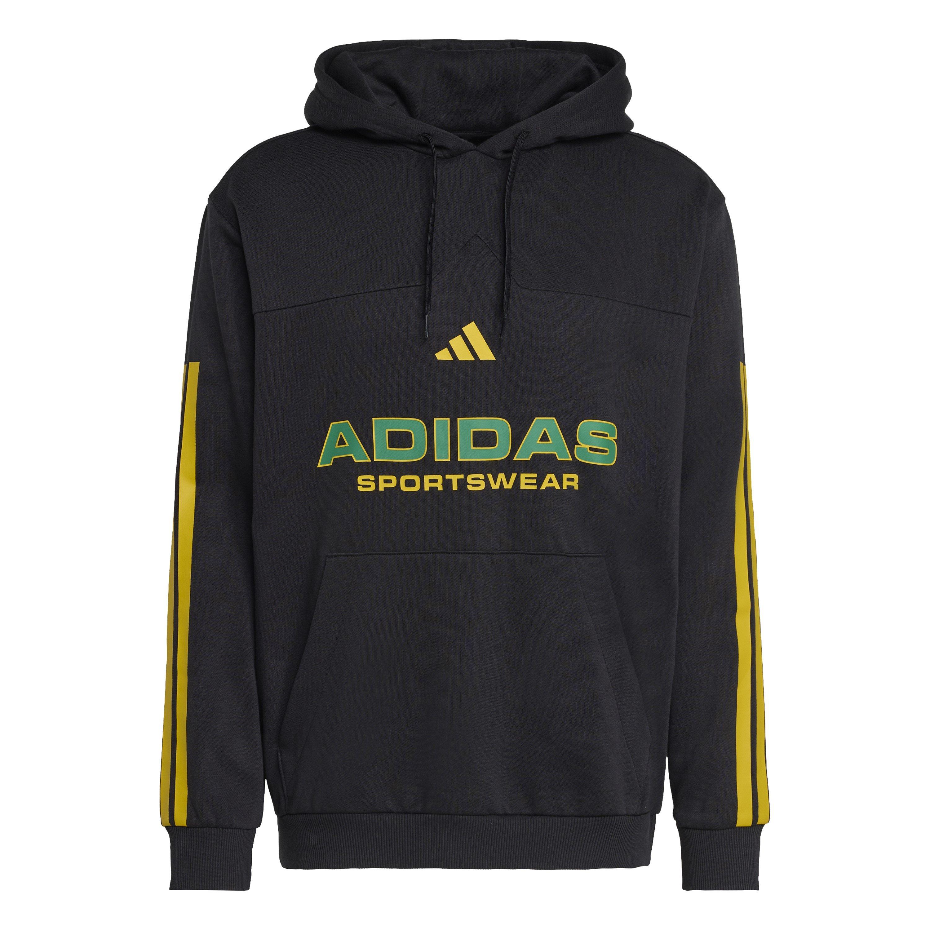 Adidas Men's House Of Tiro Nations Pack Hoodie Adults - Black/Gold - 2XL