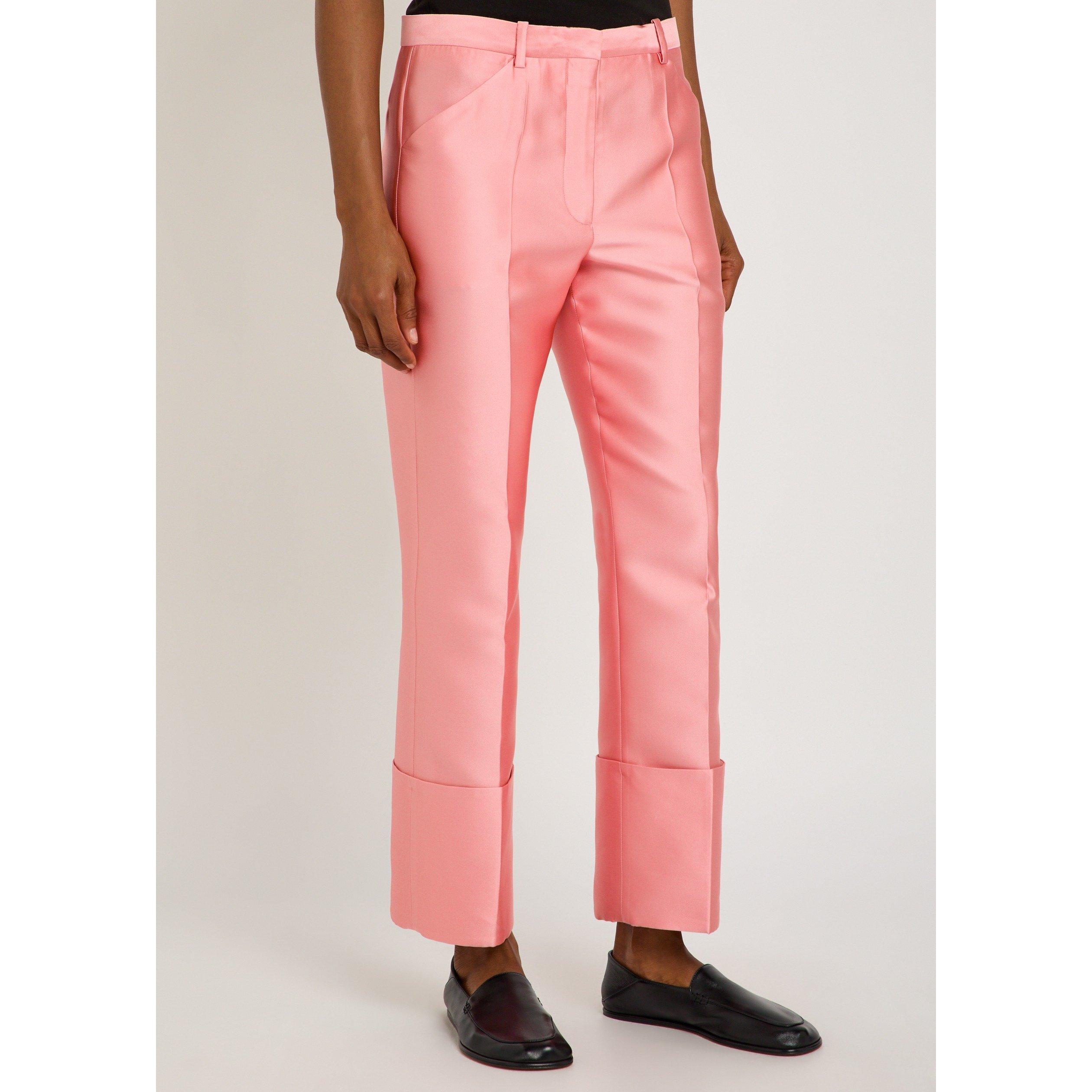 PINK - Calvin Klein - Women's Eva Cropped Straight Trousers - 2