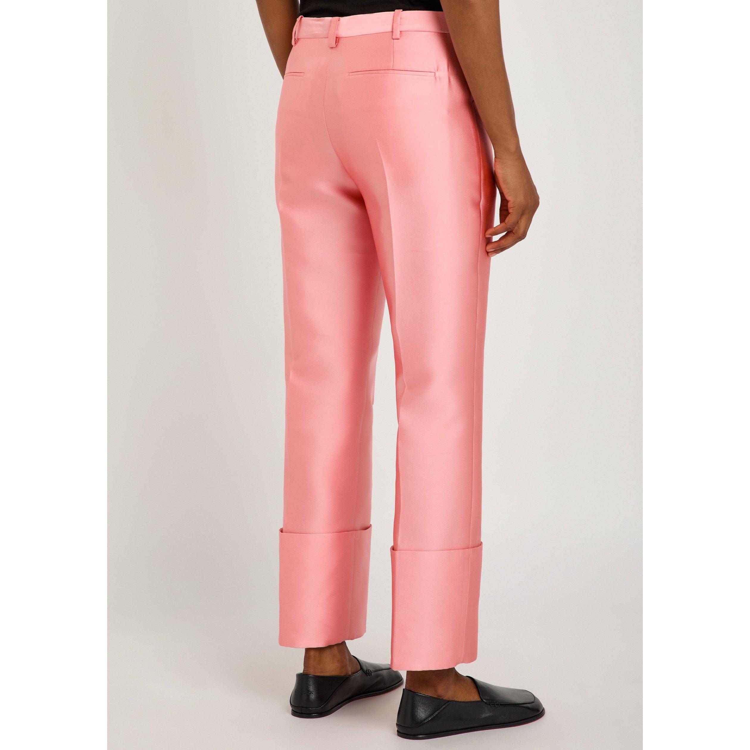 PINK - Calvin Klein - Women's Eva Cropped Straight Trousers - 3