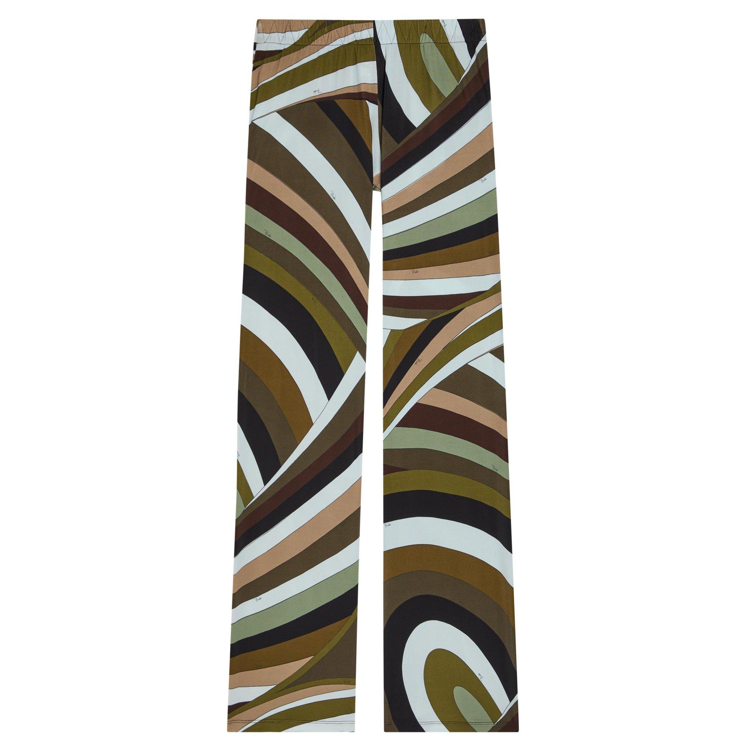 MULTICOLOURED - PUCCI - TROUSERS - JERSEY SATIN