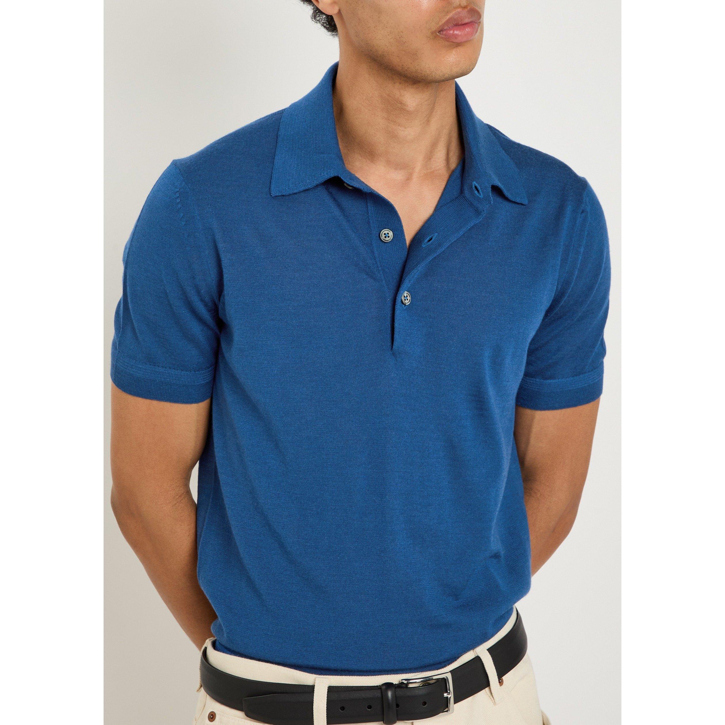 BLUE - Tom Ford - TOM FORD GAUGE CASHMERE SILK S - 4