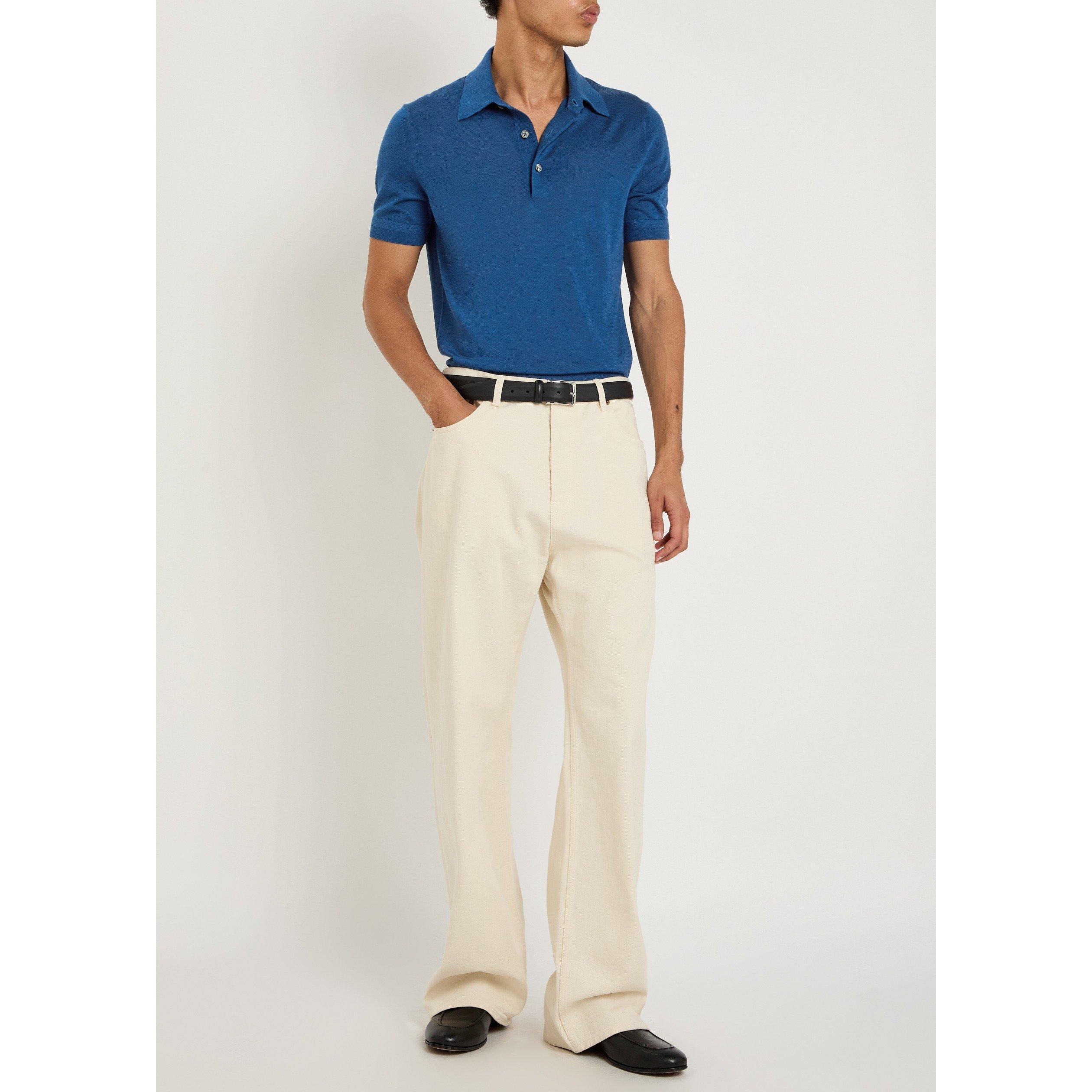 BLUE - Tom Ford - TOM FORD GAUGE CASHMERE SILK S - 5