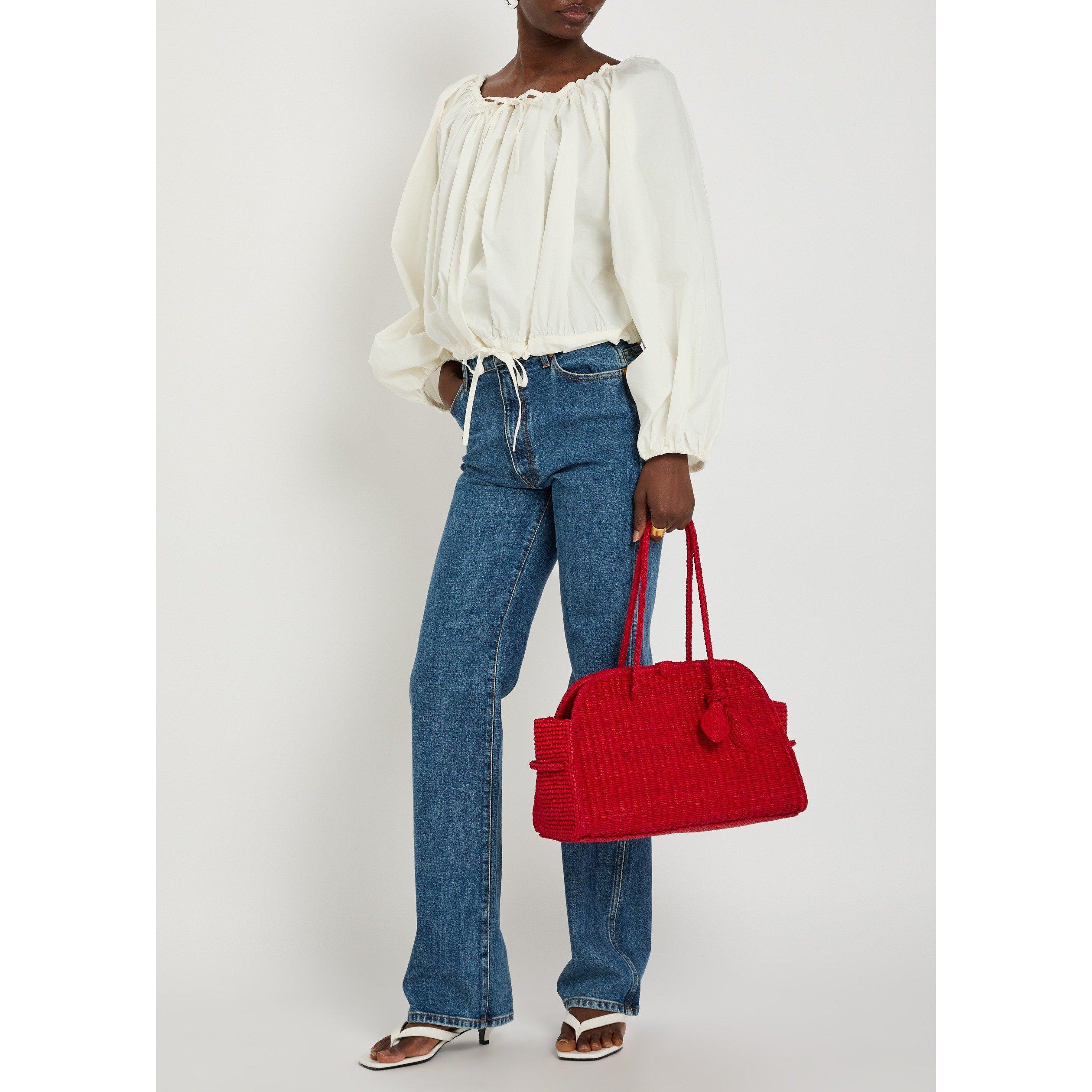 WHITE - BERNADETTE - Women's Ally Cotton Blouse - 5