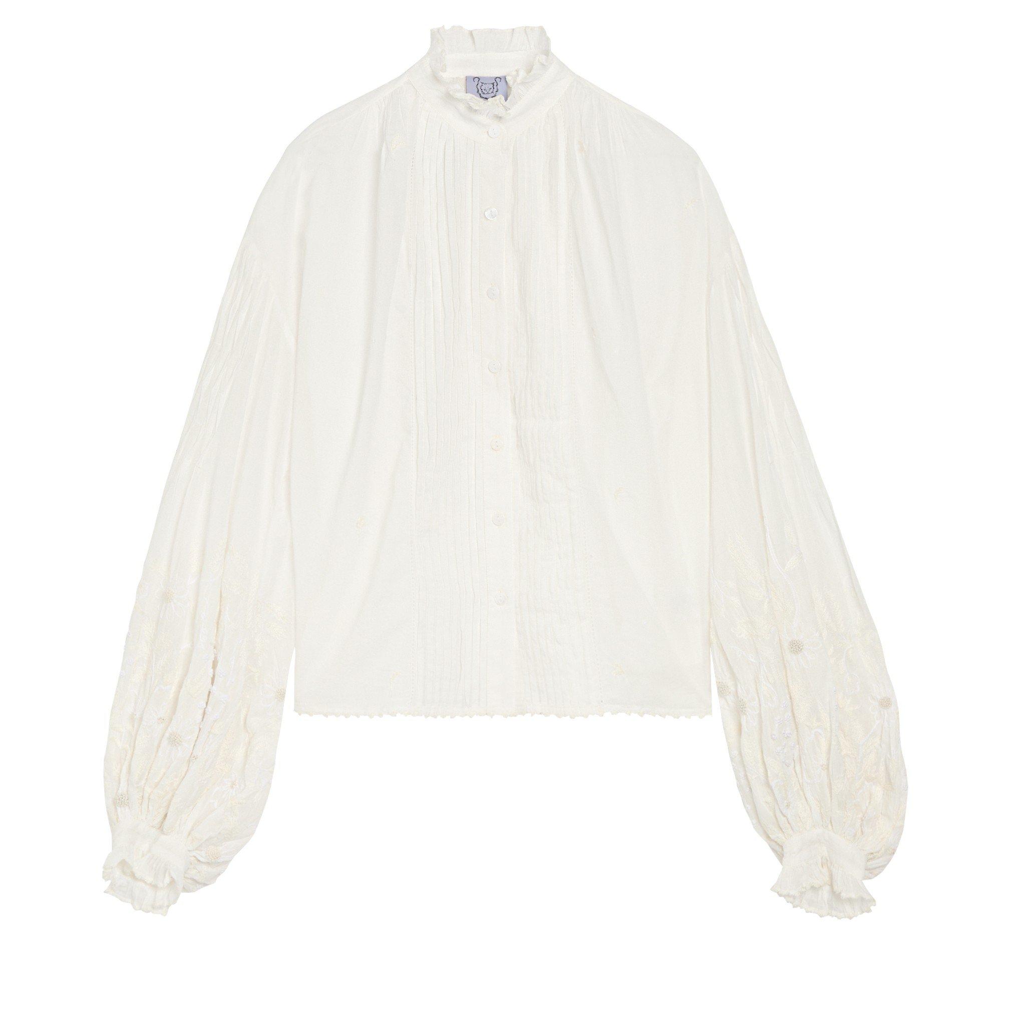 OFF WHITE - Thierry Colson - B SLAVA PUFF SLV BLOUSE - 1
