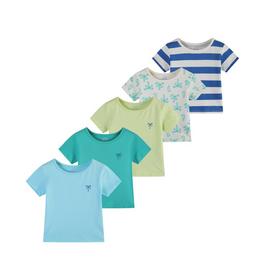 Hello World Studio Baby Boy Essential Pack Of 5 T shirts