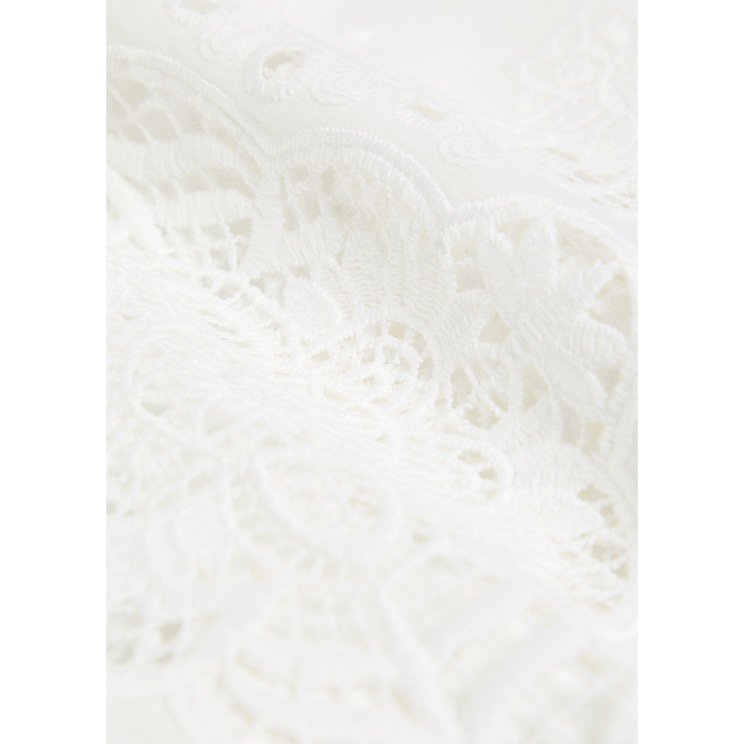WHITE - Borgo de Nor - TR JOSHUA LACE TROUSERS - 4