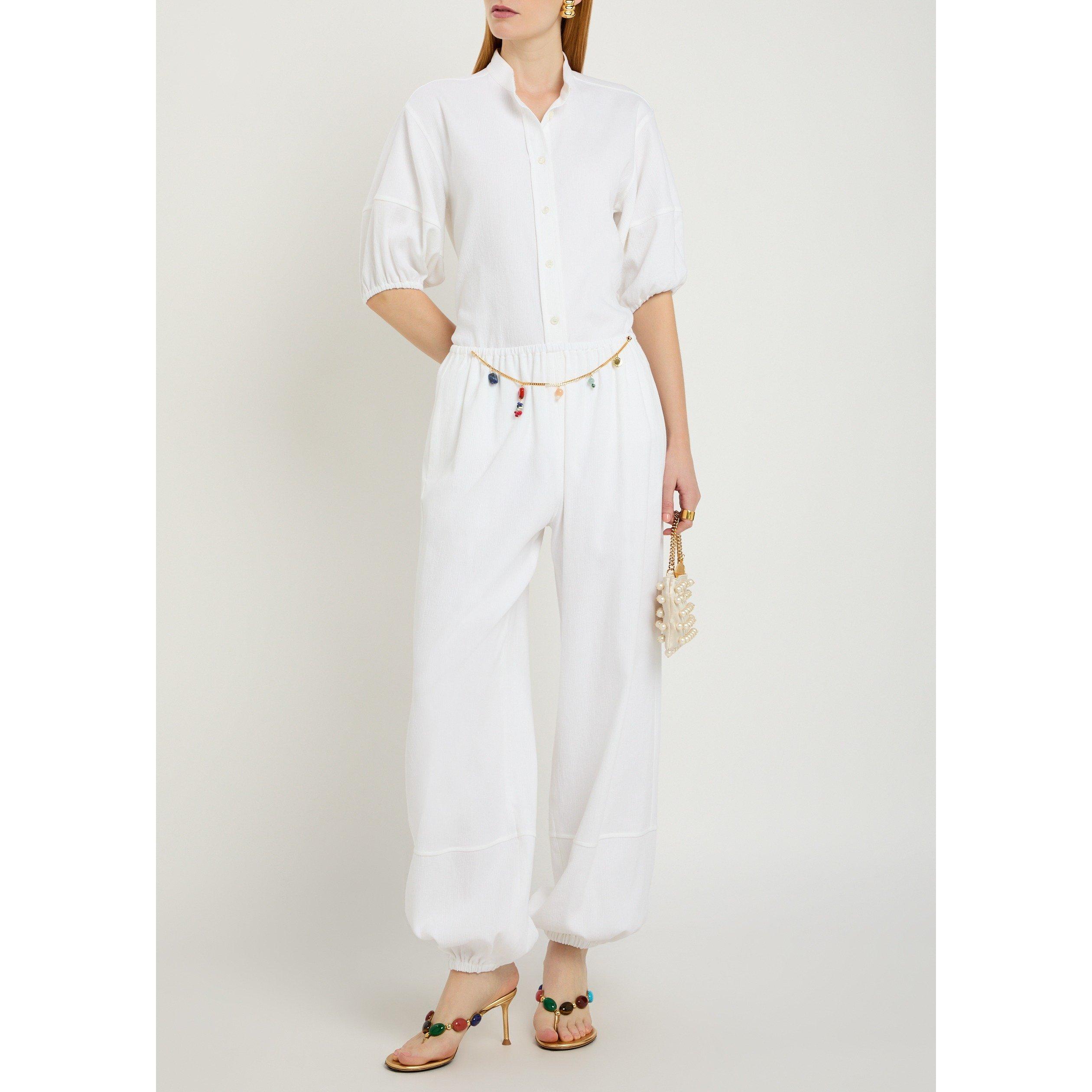 WHITE - Stella McCartney - Balloon Sleeve Shirt - 5