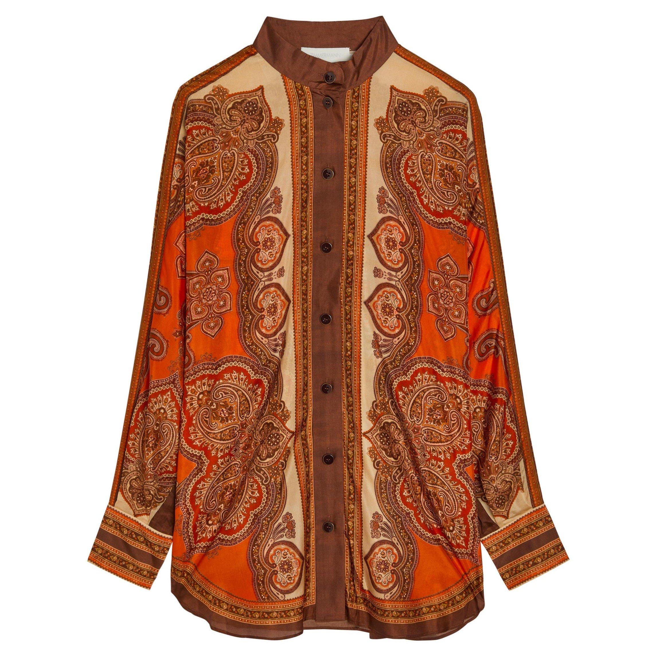 ORANGE AND OTHE - Zimmermann - Mahon Dolman Shirt