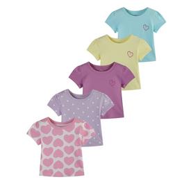 Hello World Studio Baby Girl Essential Pack Of 5 T shirts