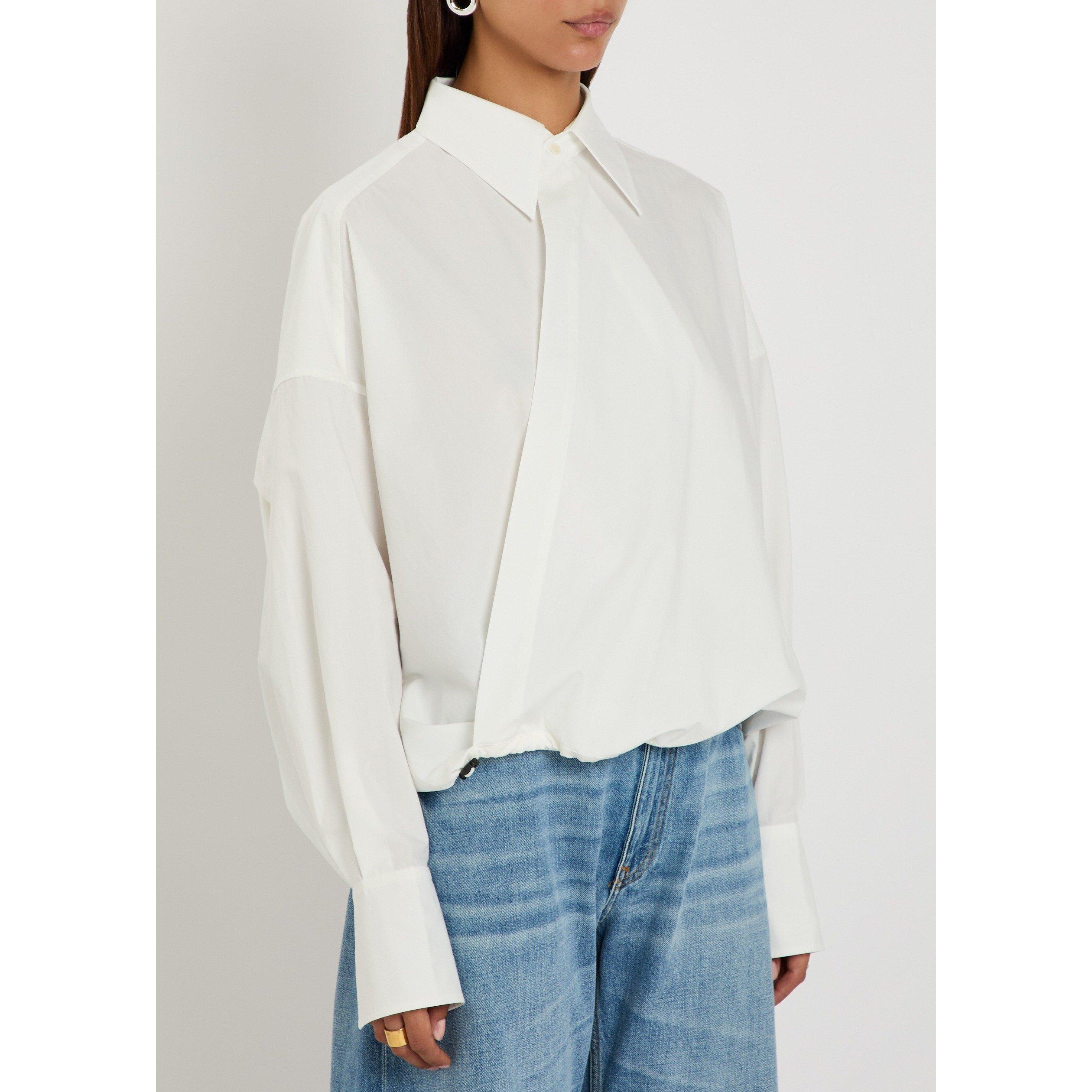 WHITE - Petar Petrov - CROSS OVER BLOUSE - 2