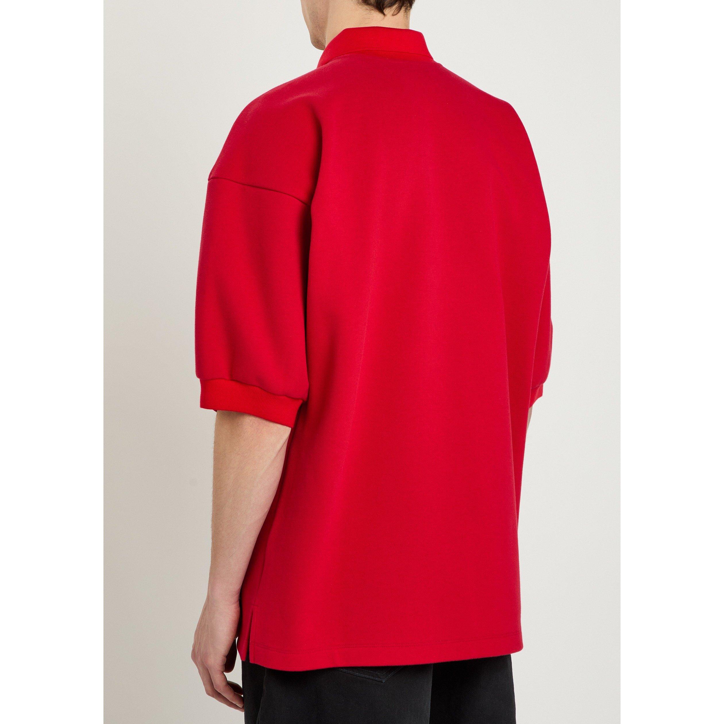 RED - Willy Chavarria - WC FOOTBALL POLO - 3