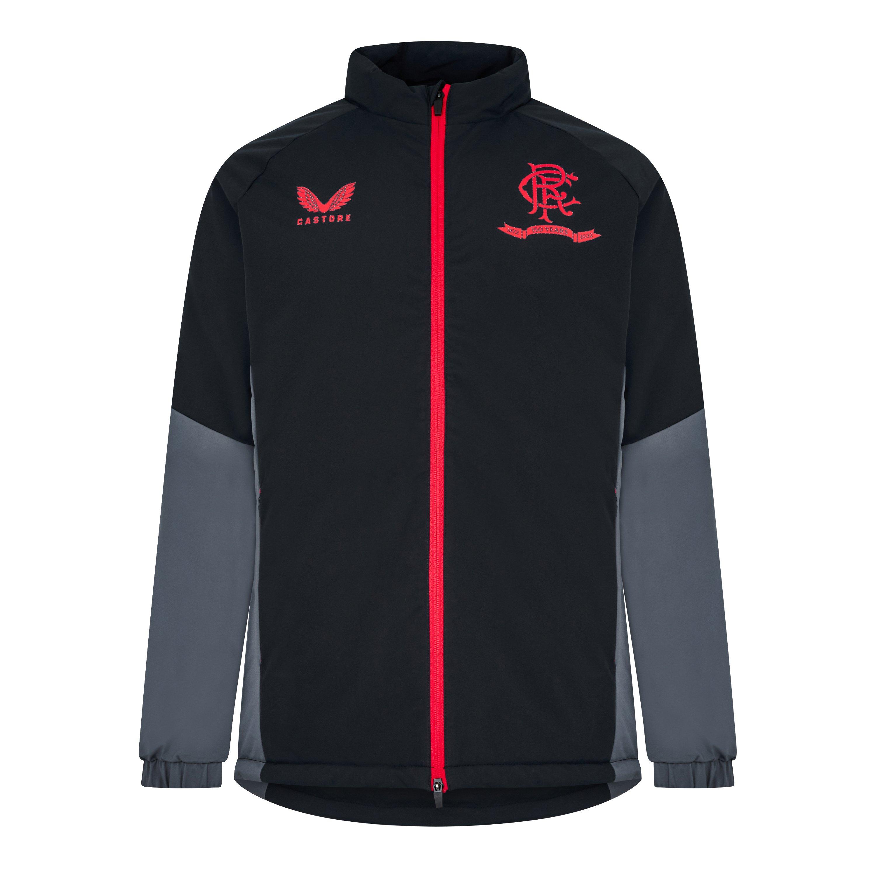 Zwart - Castore - Rangers Training Hybrid Jacket - 1