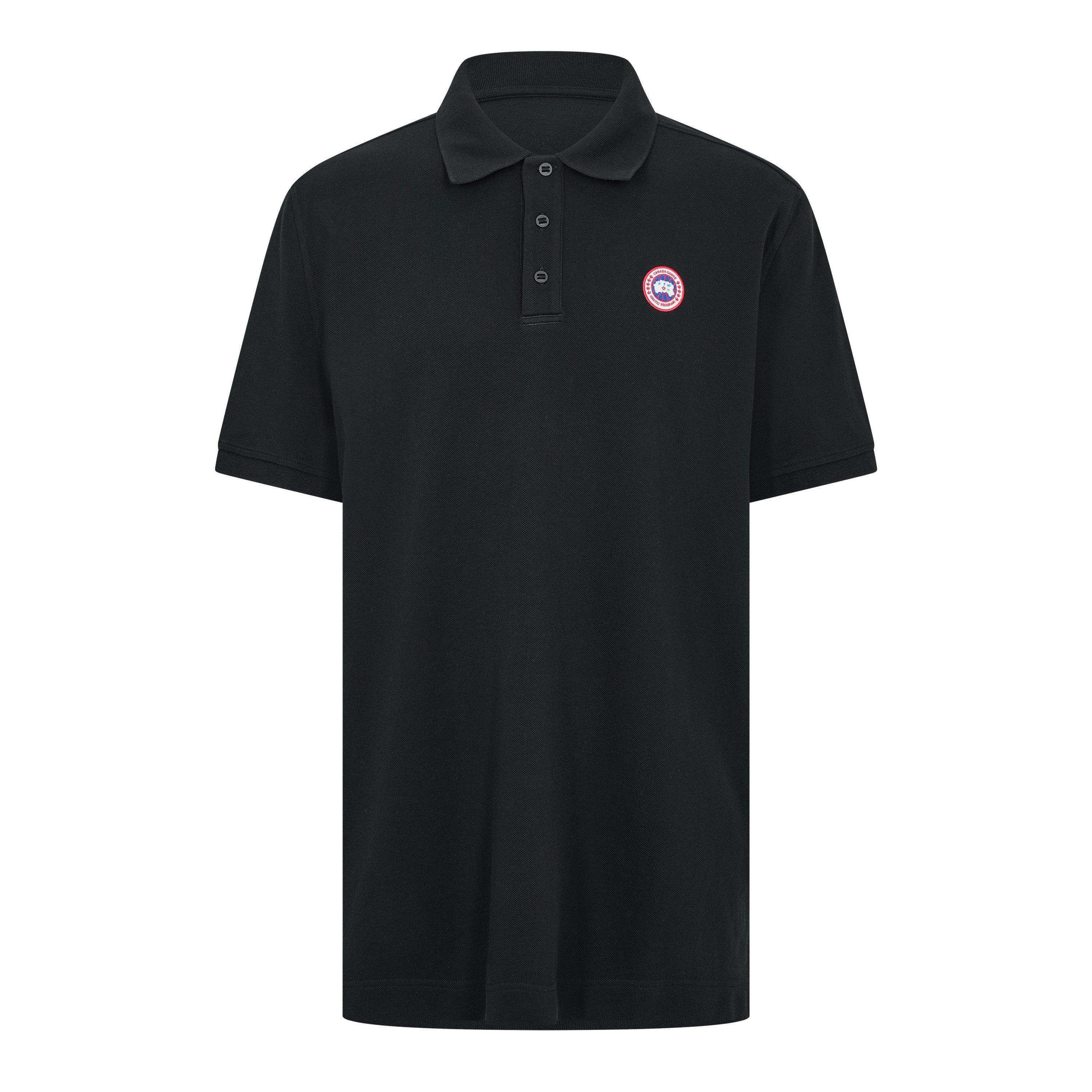 Canada Goose Men's Beckley Logo Cotton Polo Shirt - Black - XL