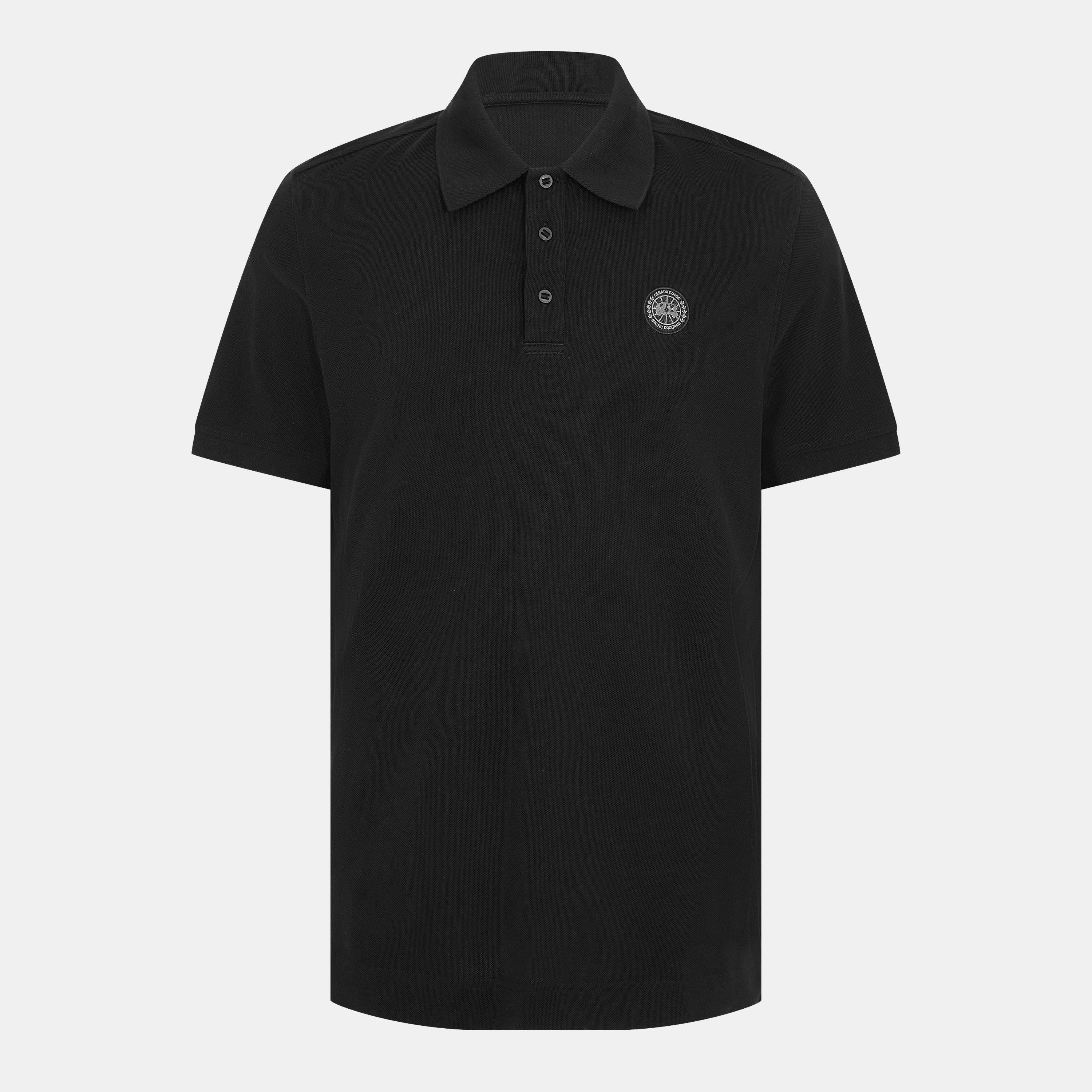 Canada Goose Men's Beckley Logo Cotton Polo Shirt - Black 9061 - S