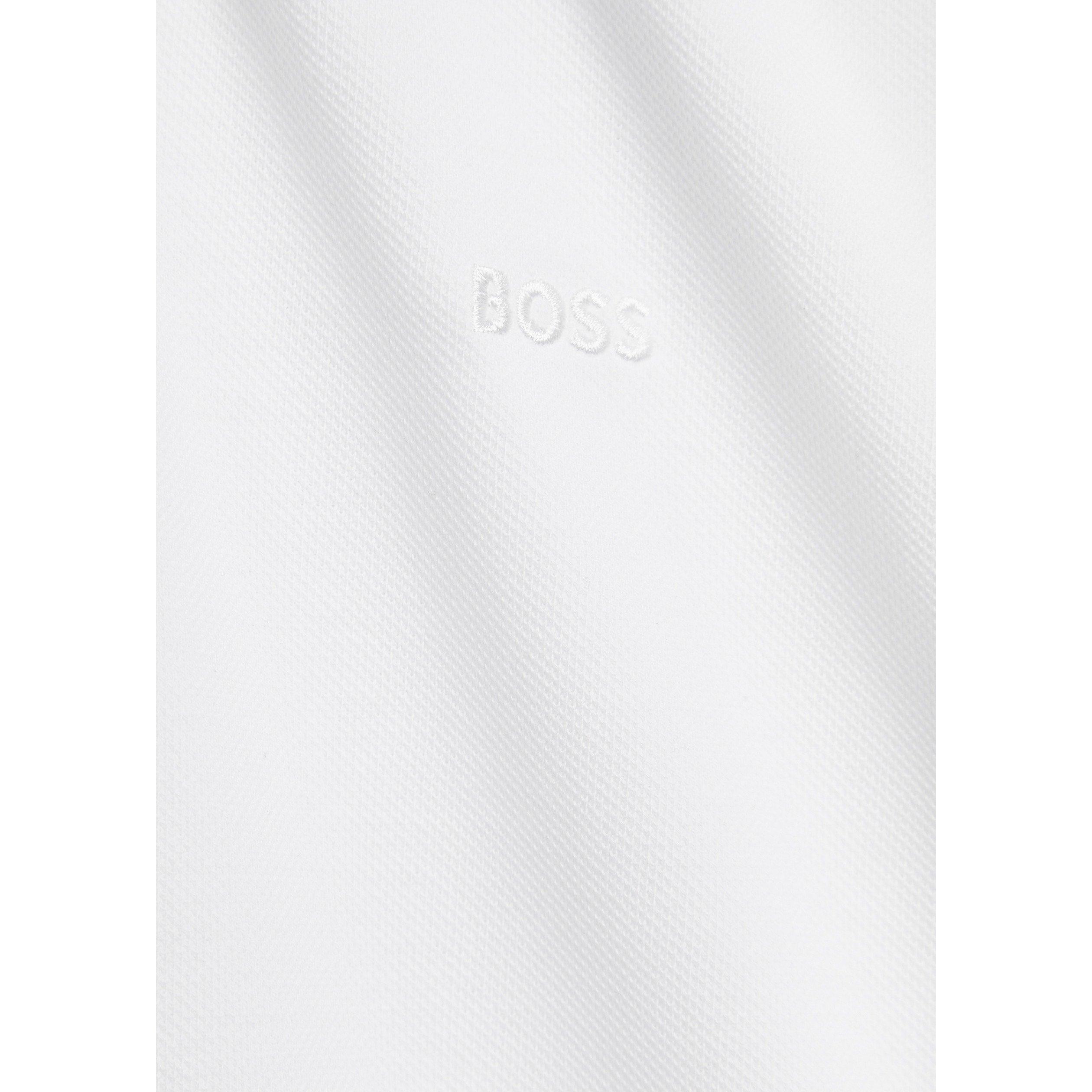 WHITE - Boss - Men's Pallas Short-Sleeve Cotton Polo Shirt - 4