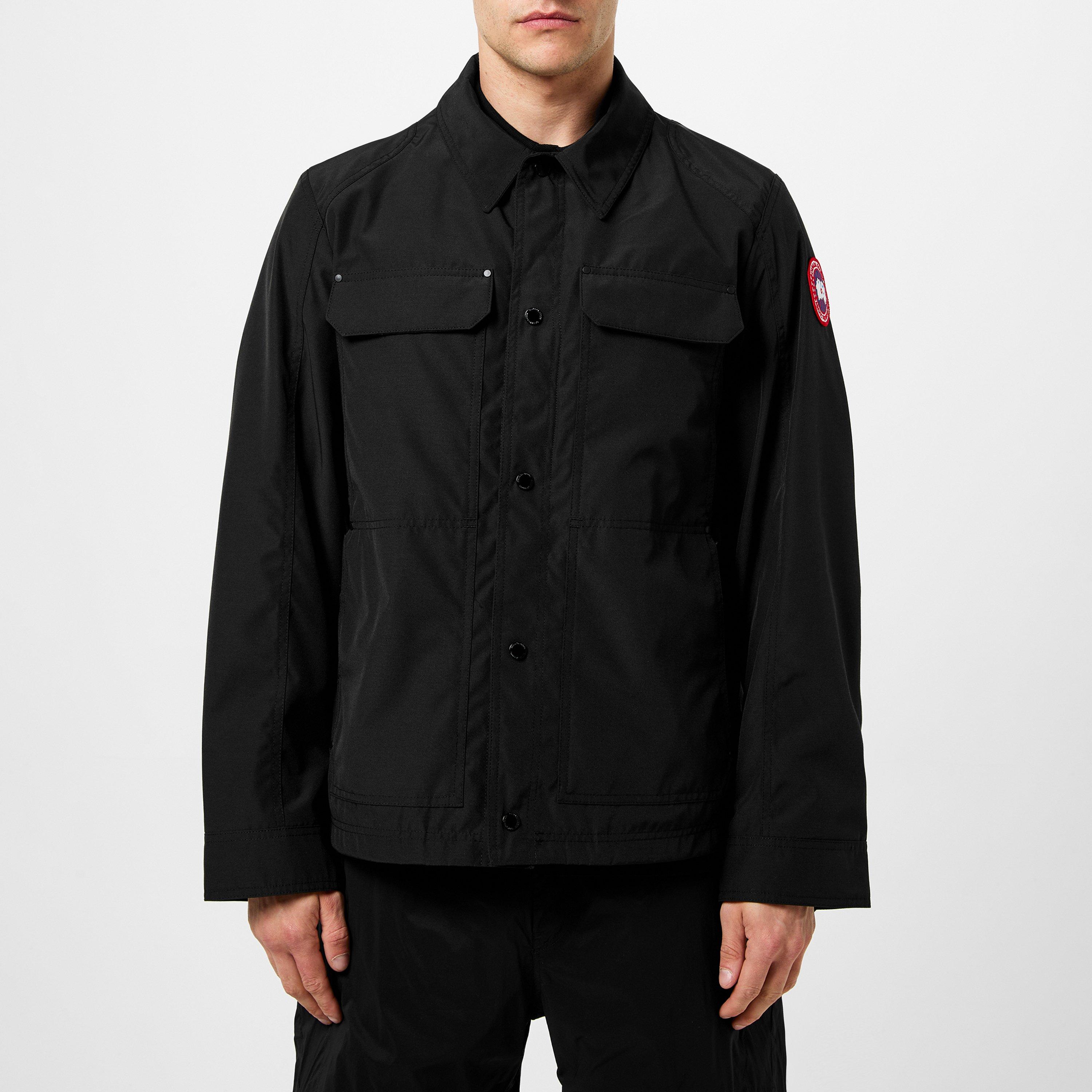 Black 61 - Canada Goose - Men's Burnaby Long Sleeve Mid-Length Overshirt - 1