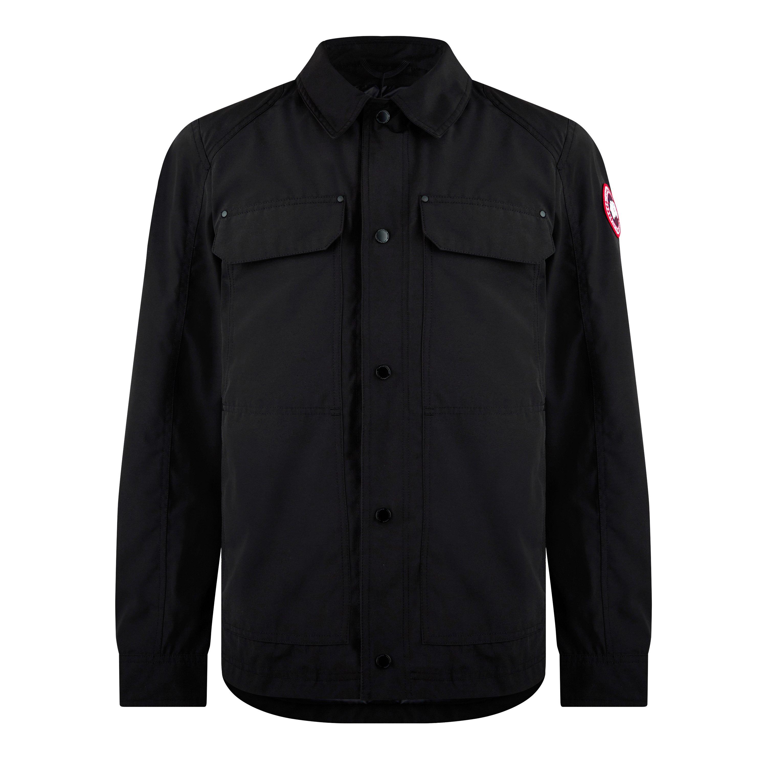 Black 61 - Canada Goose - Men's Burnaby Long Sleeve Mid-Length Overshirt - 6