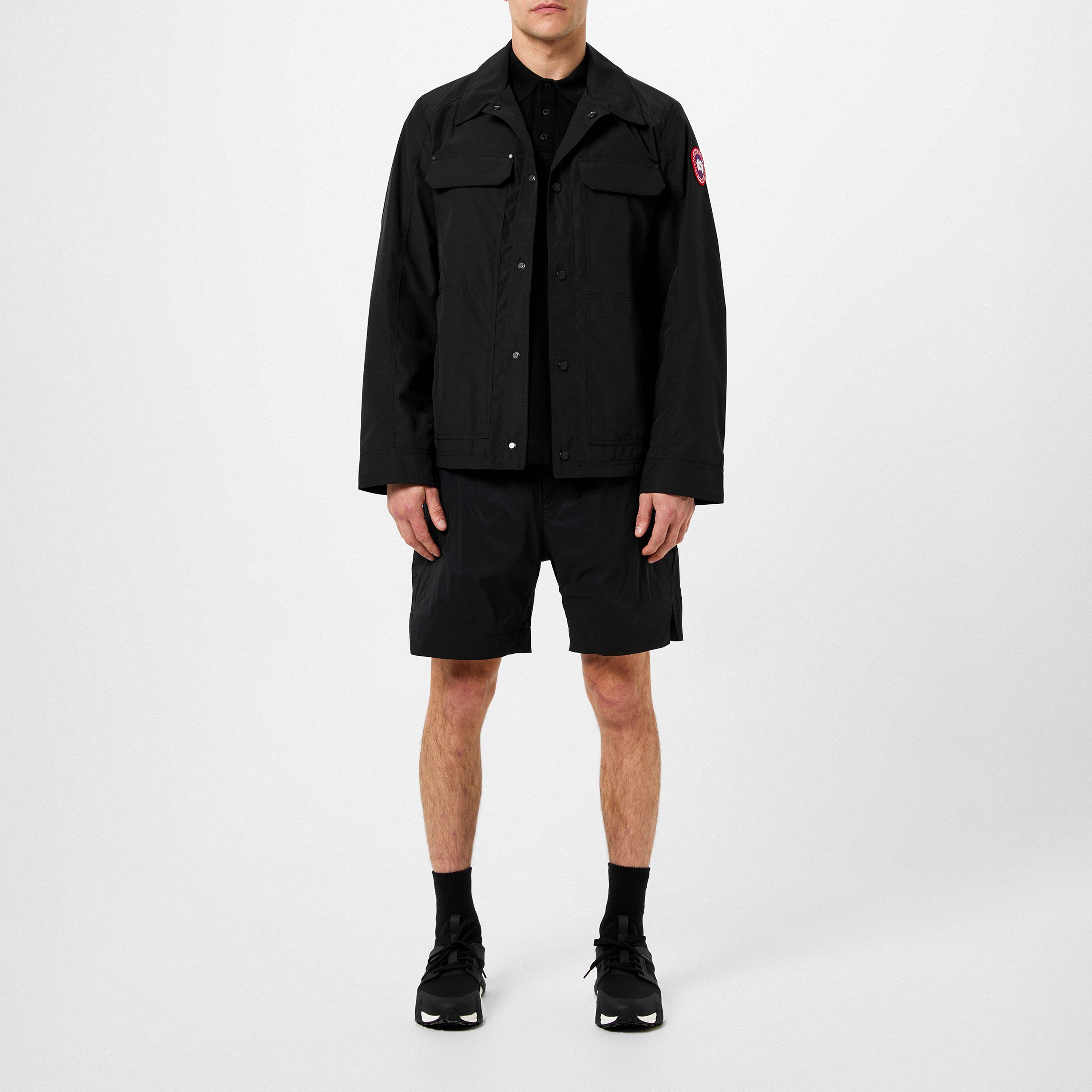 Black 61 - Canada Goose - Men's Burnaby Long Sleeve Mid-Length Overshirt - 4