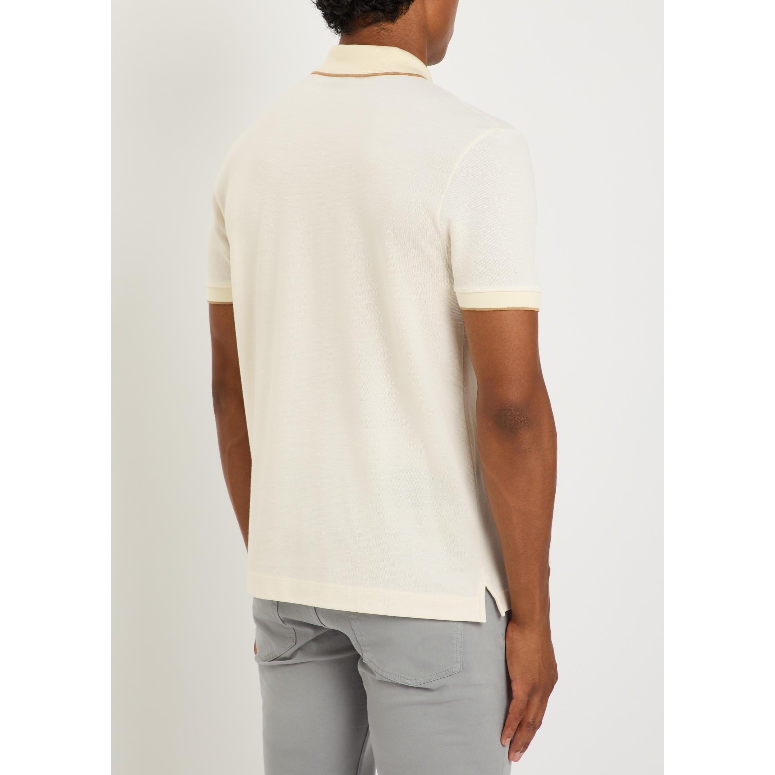 ECRU - Boss - Men's Cotton Short-Sleeve Polo Shirt - 3