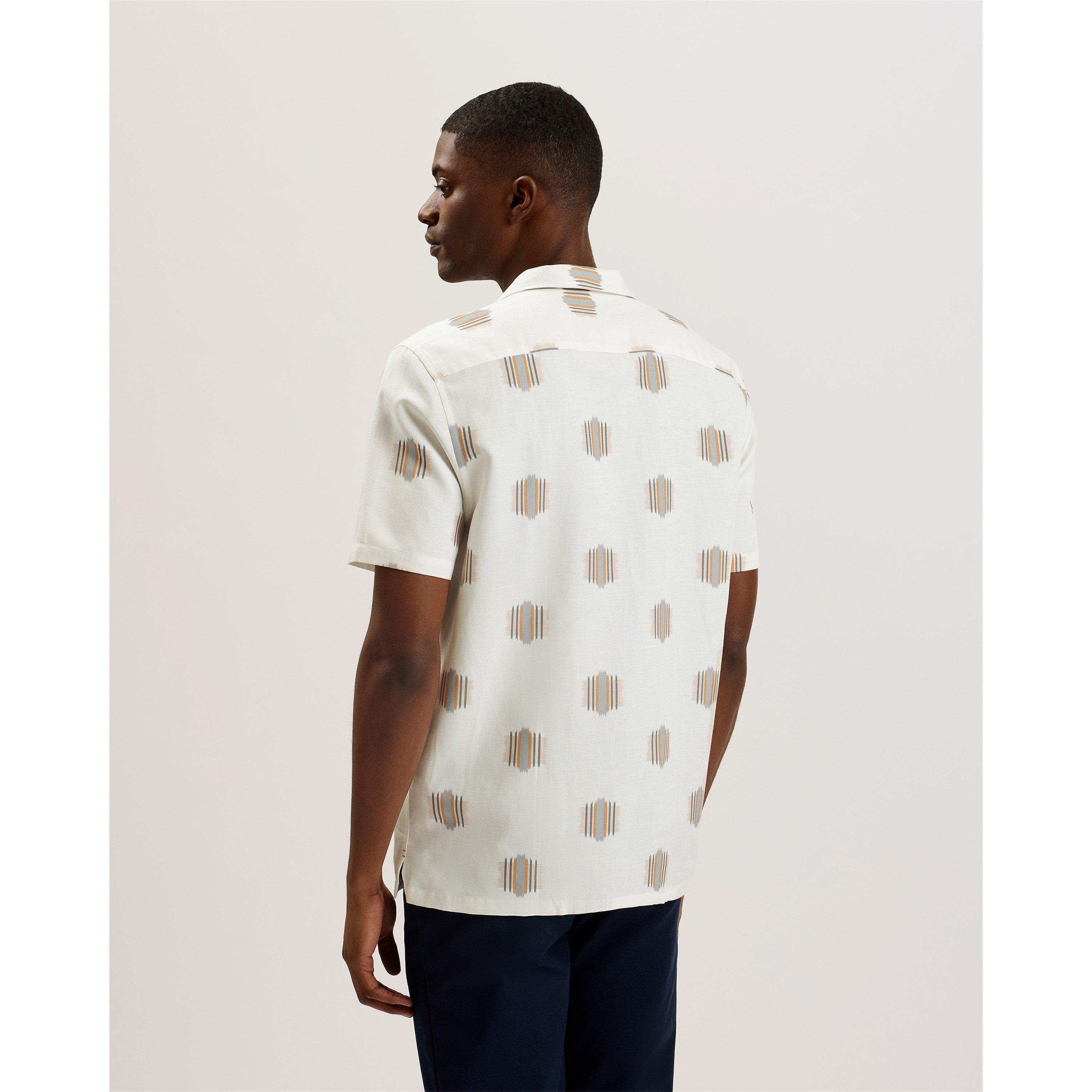 Écru - Ted Baker - Dimitre Short Sleeve Shirt - 2