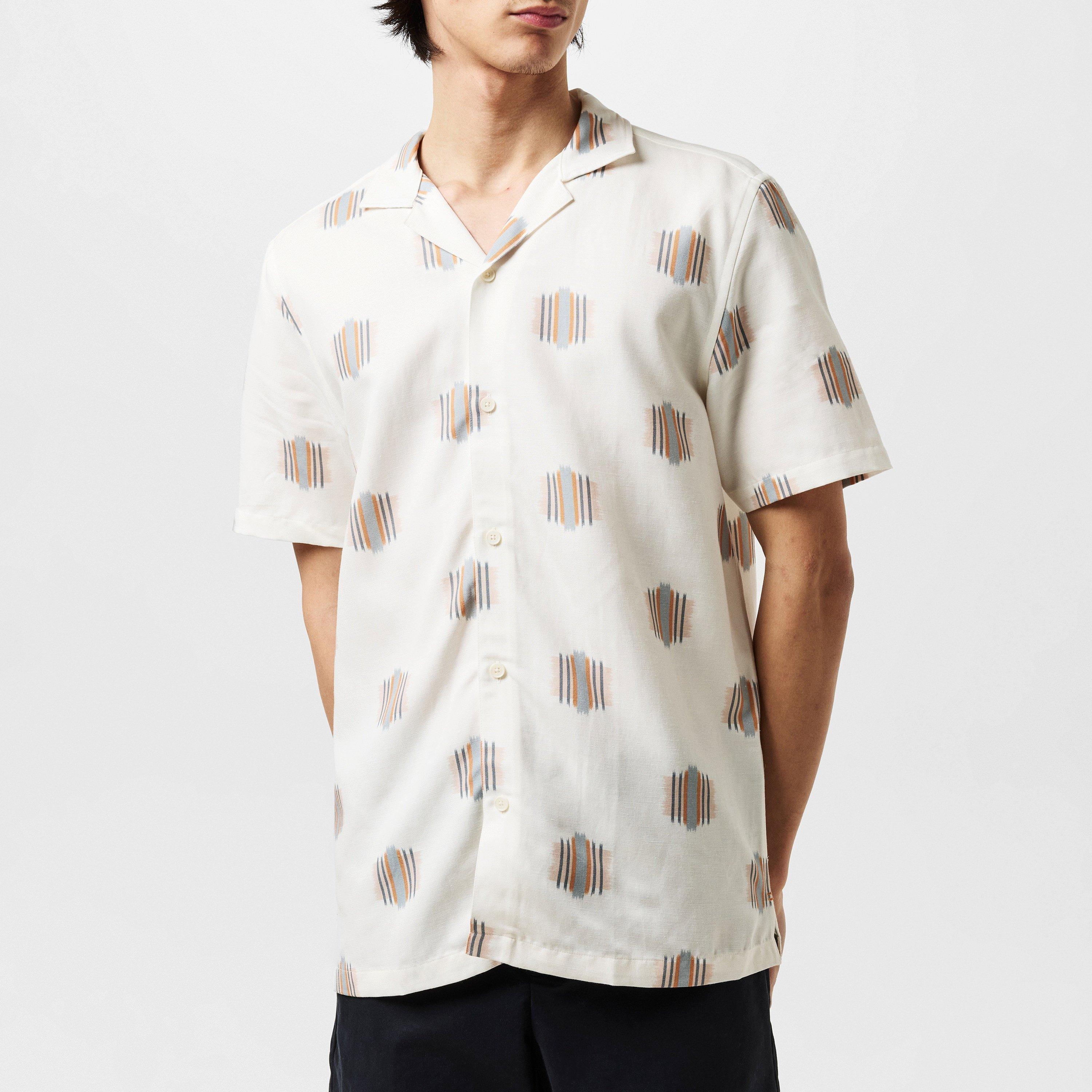 Écru - Ted Baker - Dimitre Short Sleeve Shirt - 3